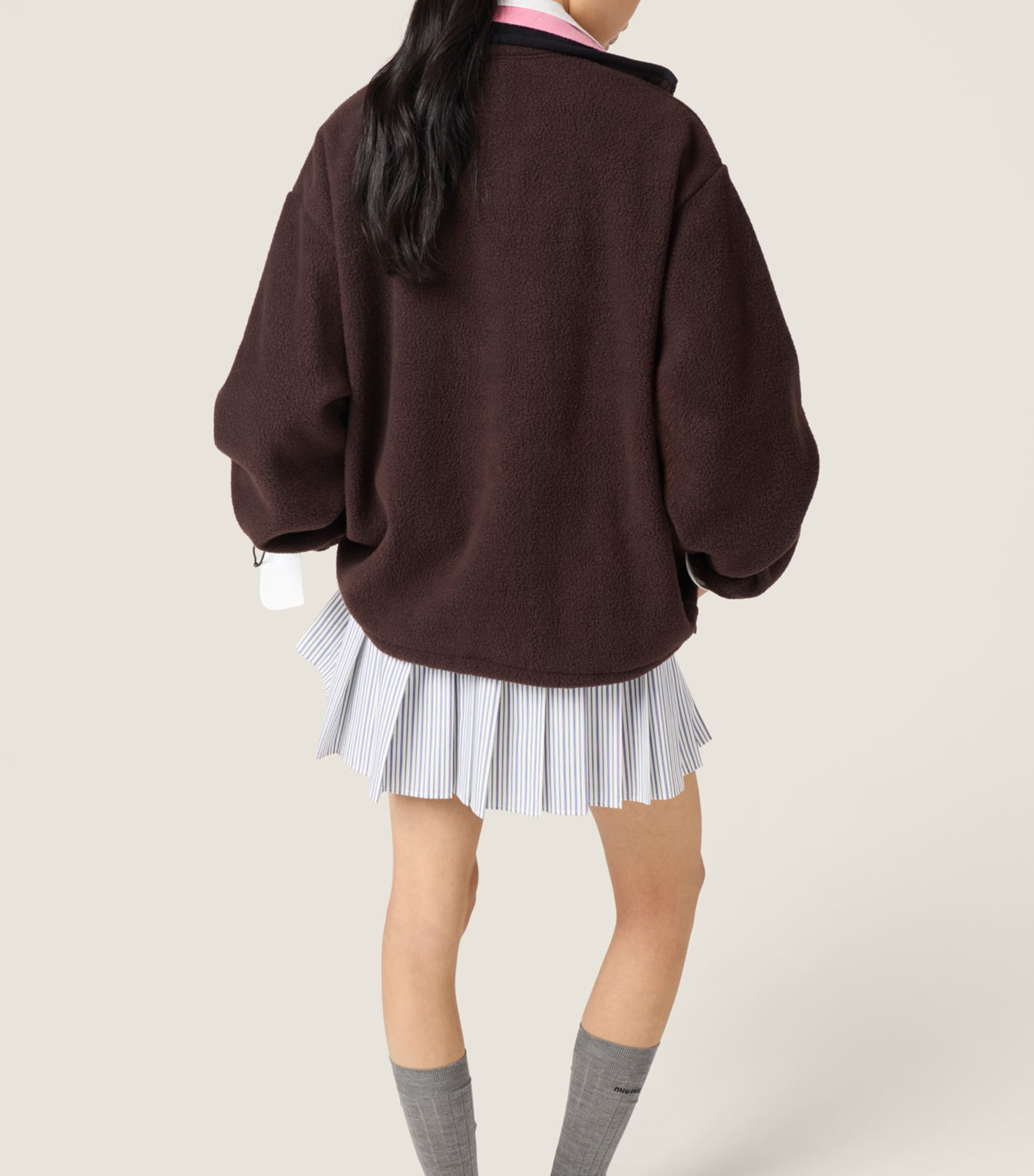 Fleece Zip-Up Jacket F0192 Image 3