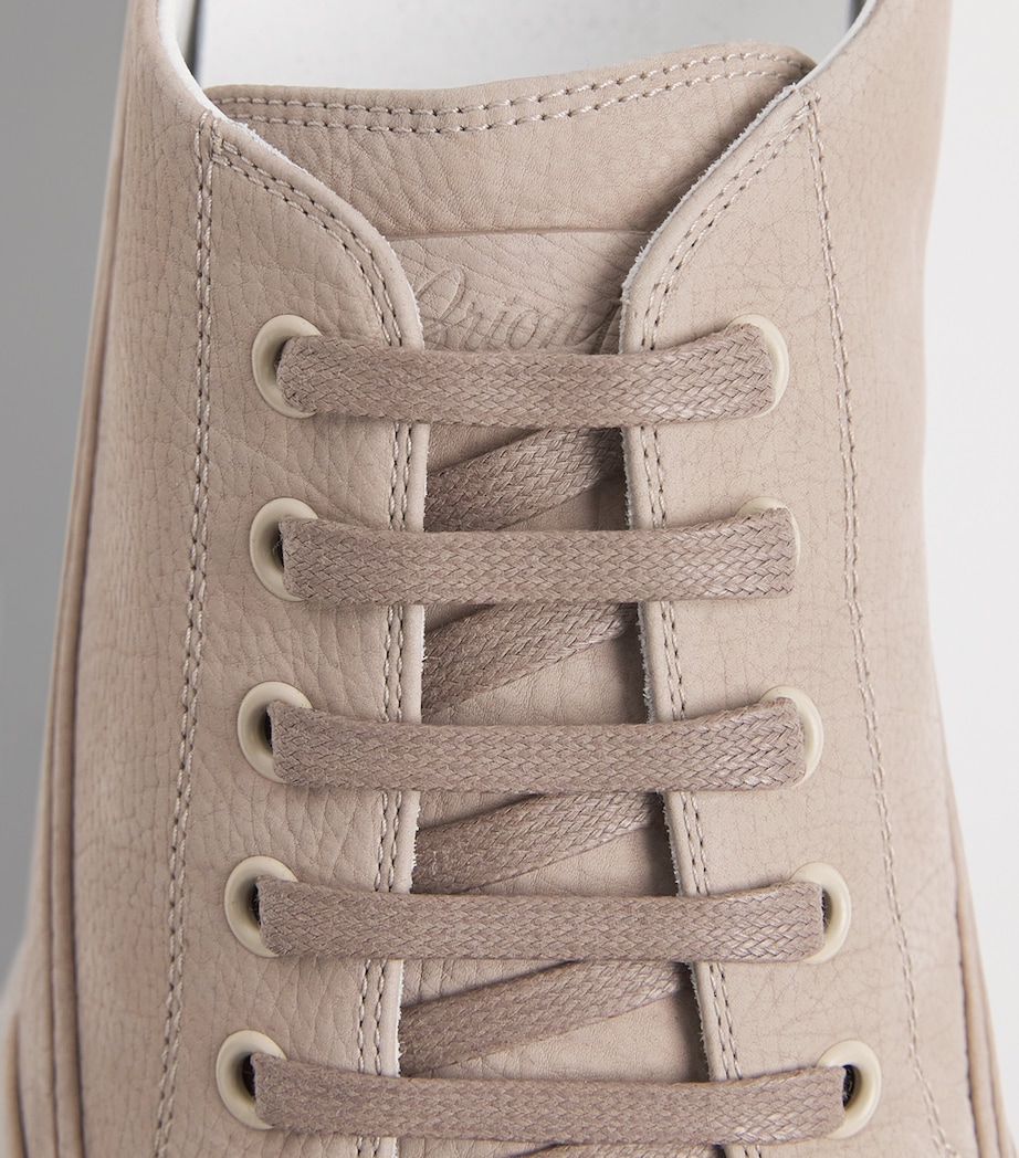 Brioni Nubuck Leather Stitch’n Turn Sneakers Image 7