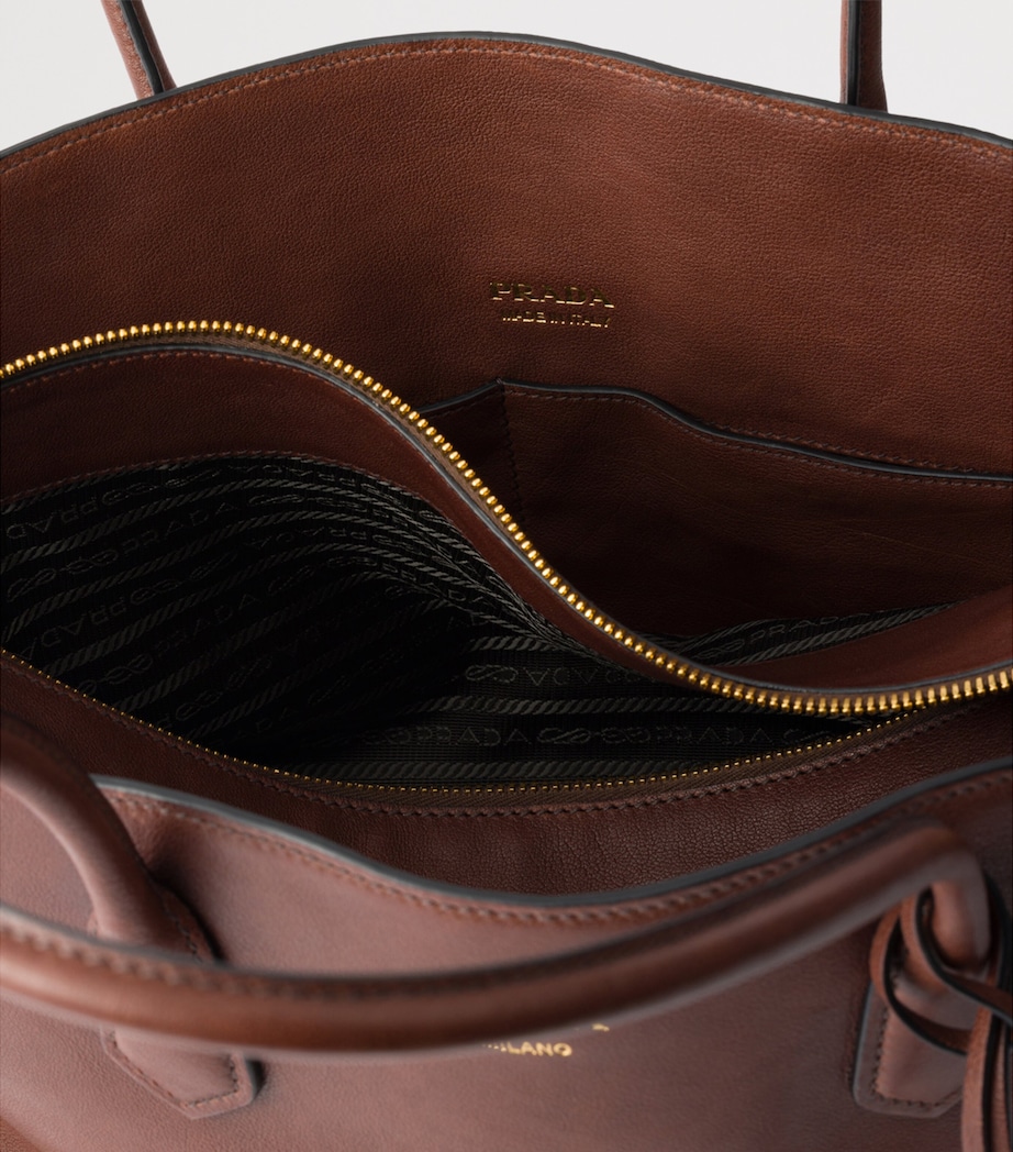 Large Leather Tote Bag F0LU3 Image 4