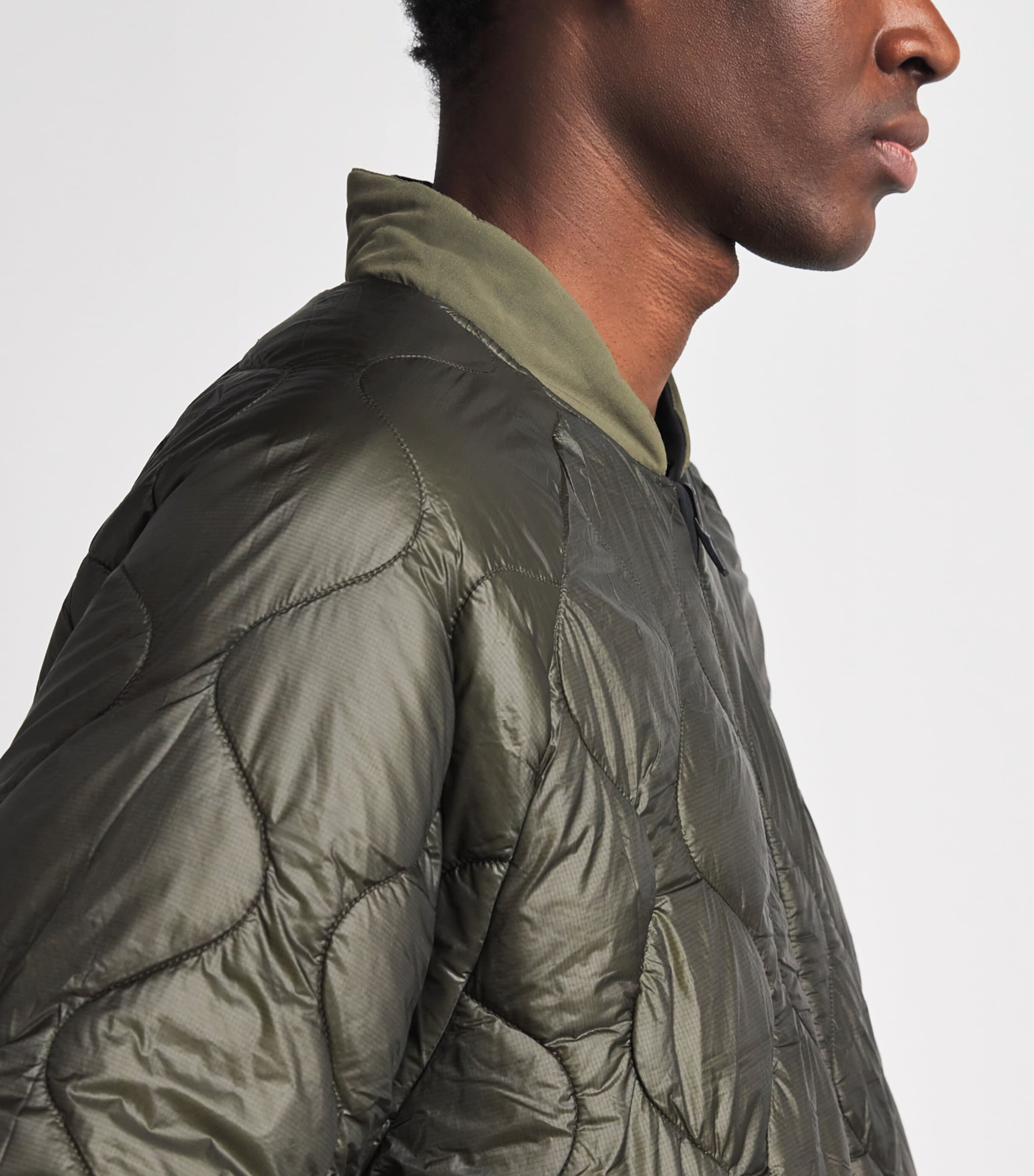 RLX Ralph Lauren Black Reversible Water-Repellent Bomber Jacket