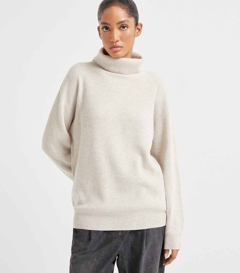 Cashmere High-Neck Sweater C9276 Image 2