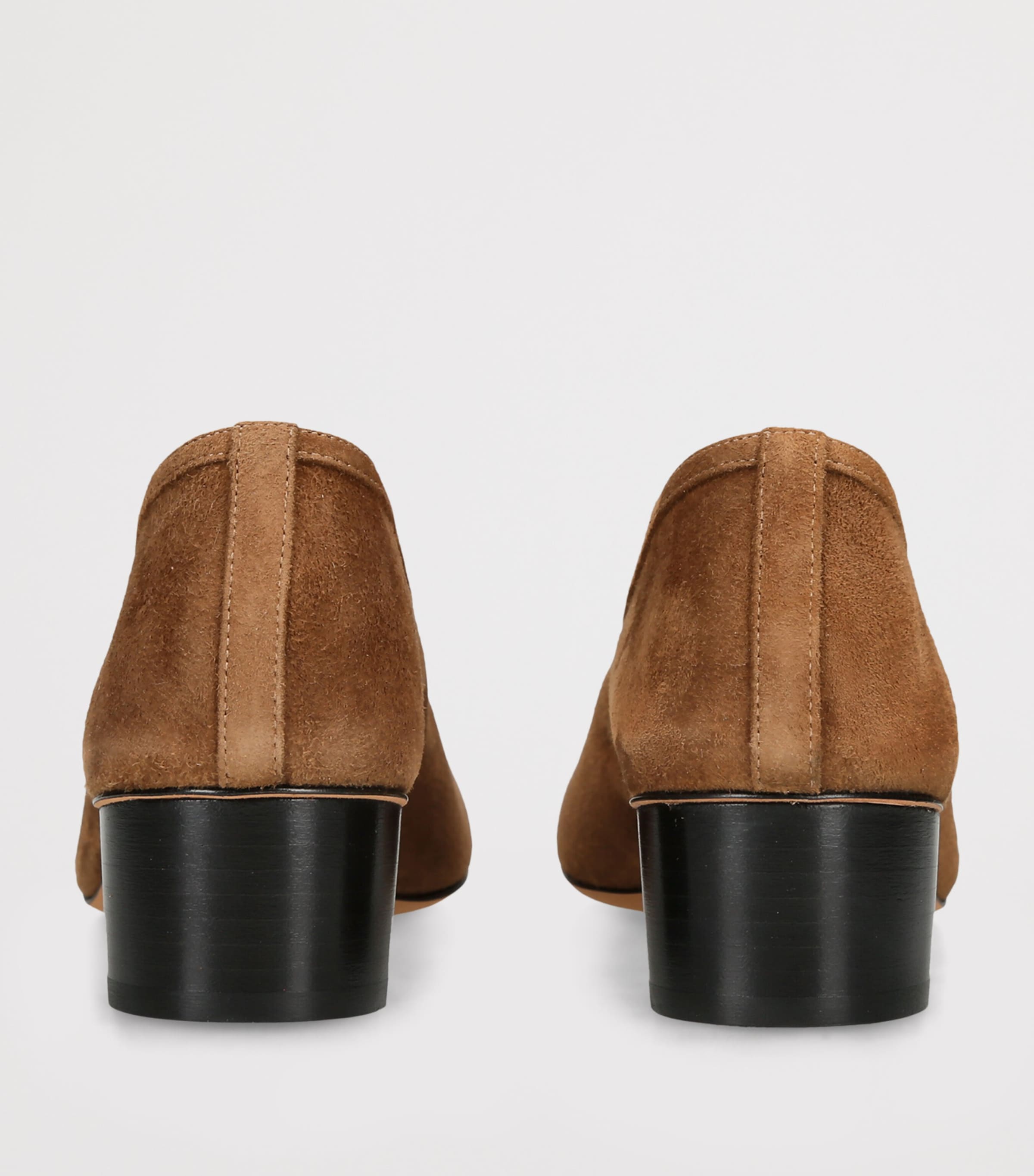 Le Monde Beryl Leather Luna Pumps 30 Mid Brown Image 4