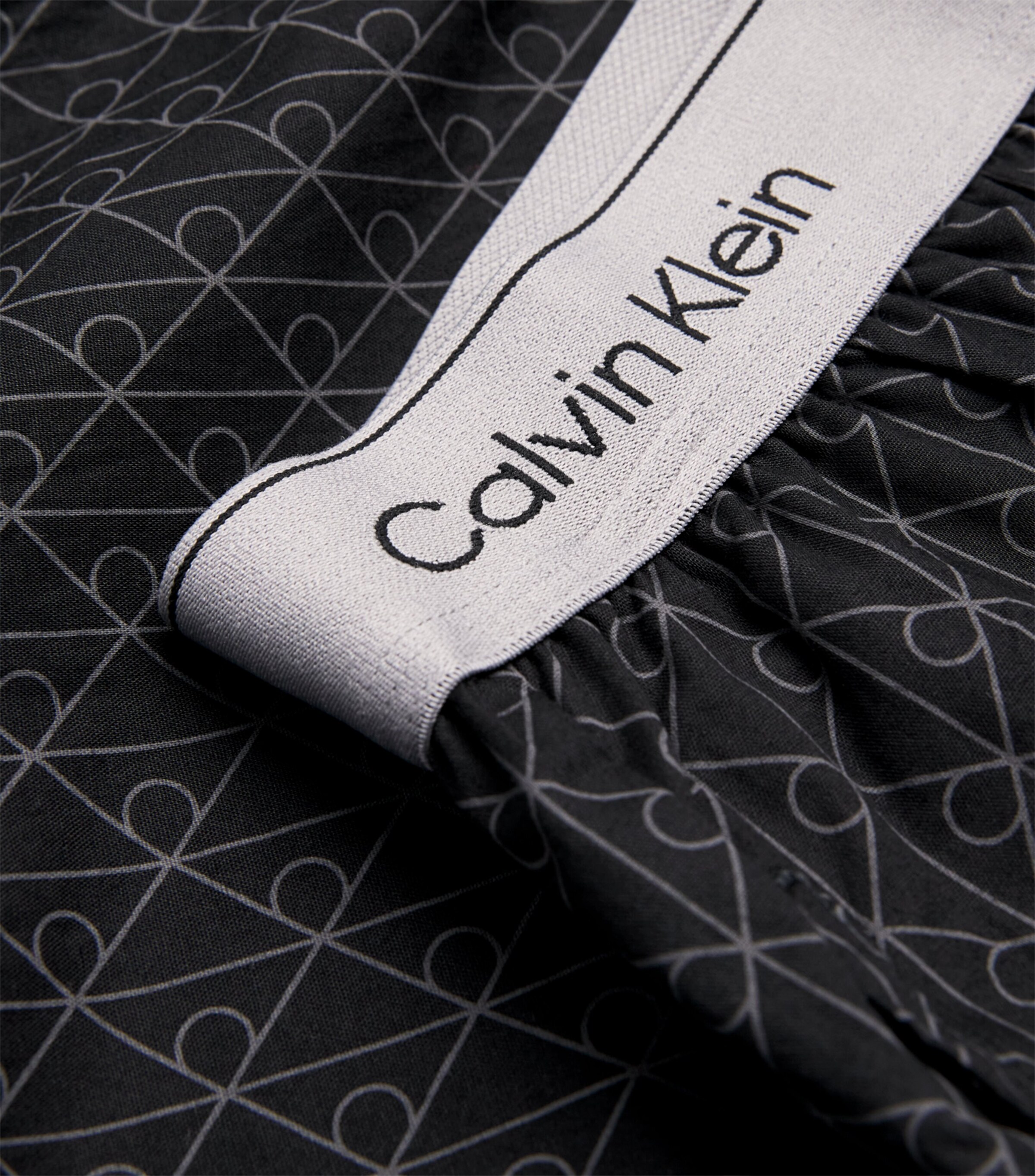 Calvin Klein Mens Cotton Pyjama Bottoms Emblemblack Image 5