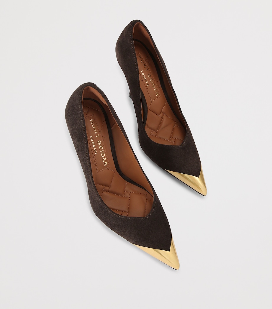 Suede Regent Pumps DK.BRN COM Image 4