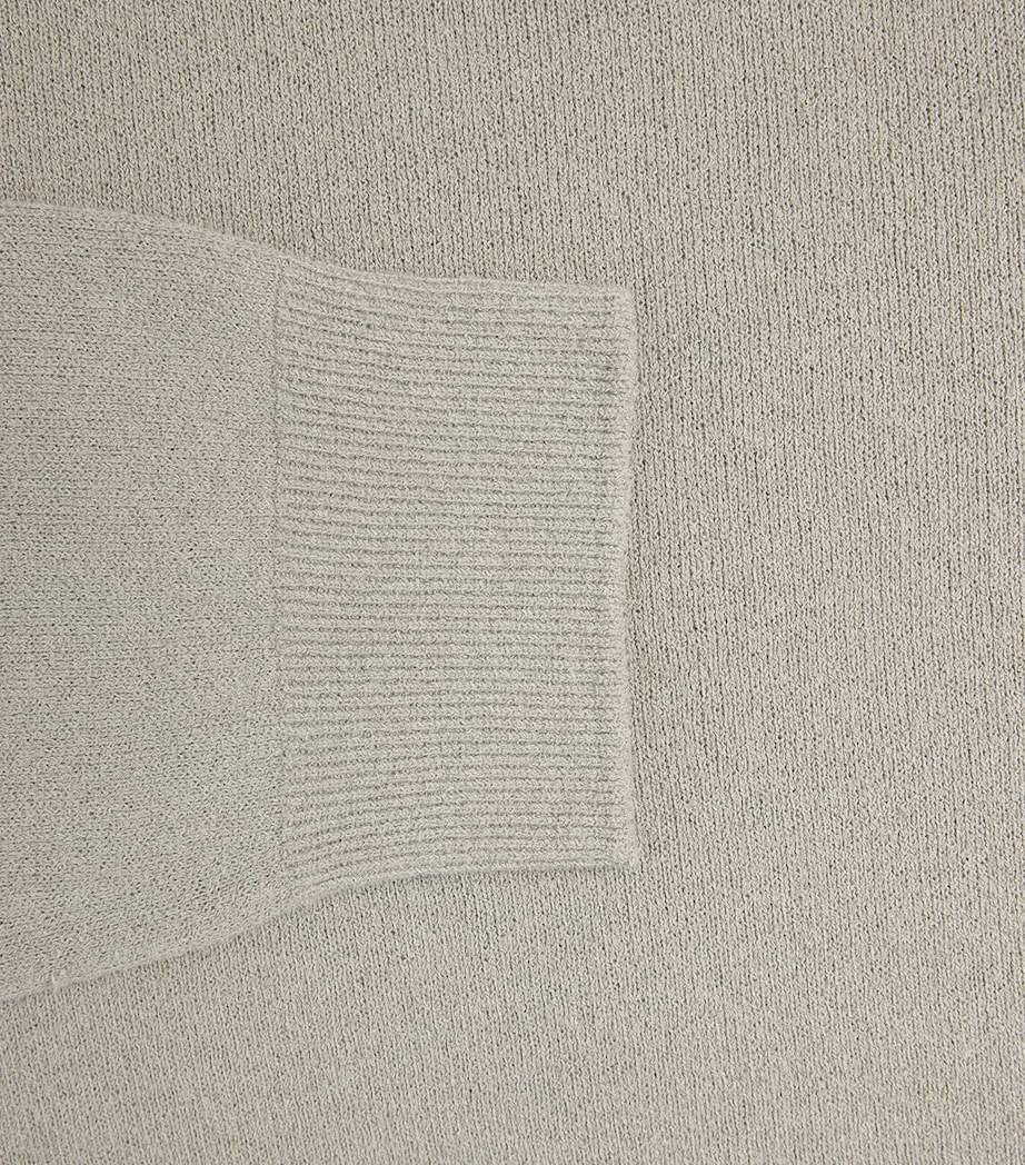 IM MEN Mens Comfort Knit Sweater Gray Image 6