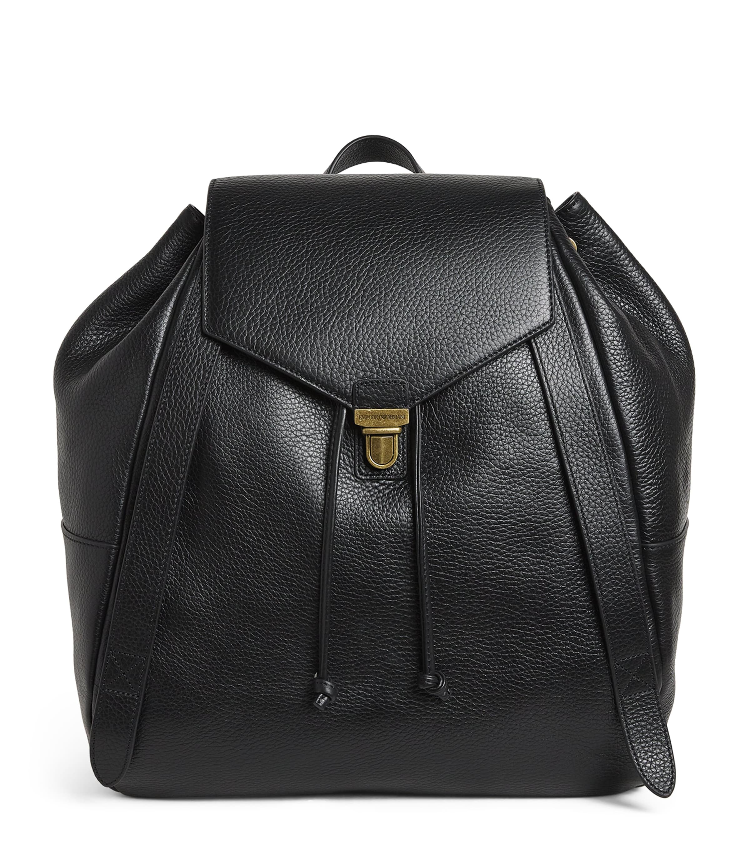 Emporio Armani Women’s Palmellato Textured Faux Leather Backpack NWT Emporio Armani Leather Exterior Bags & Handbags for Women  main image 4