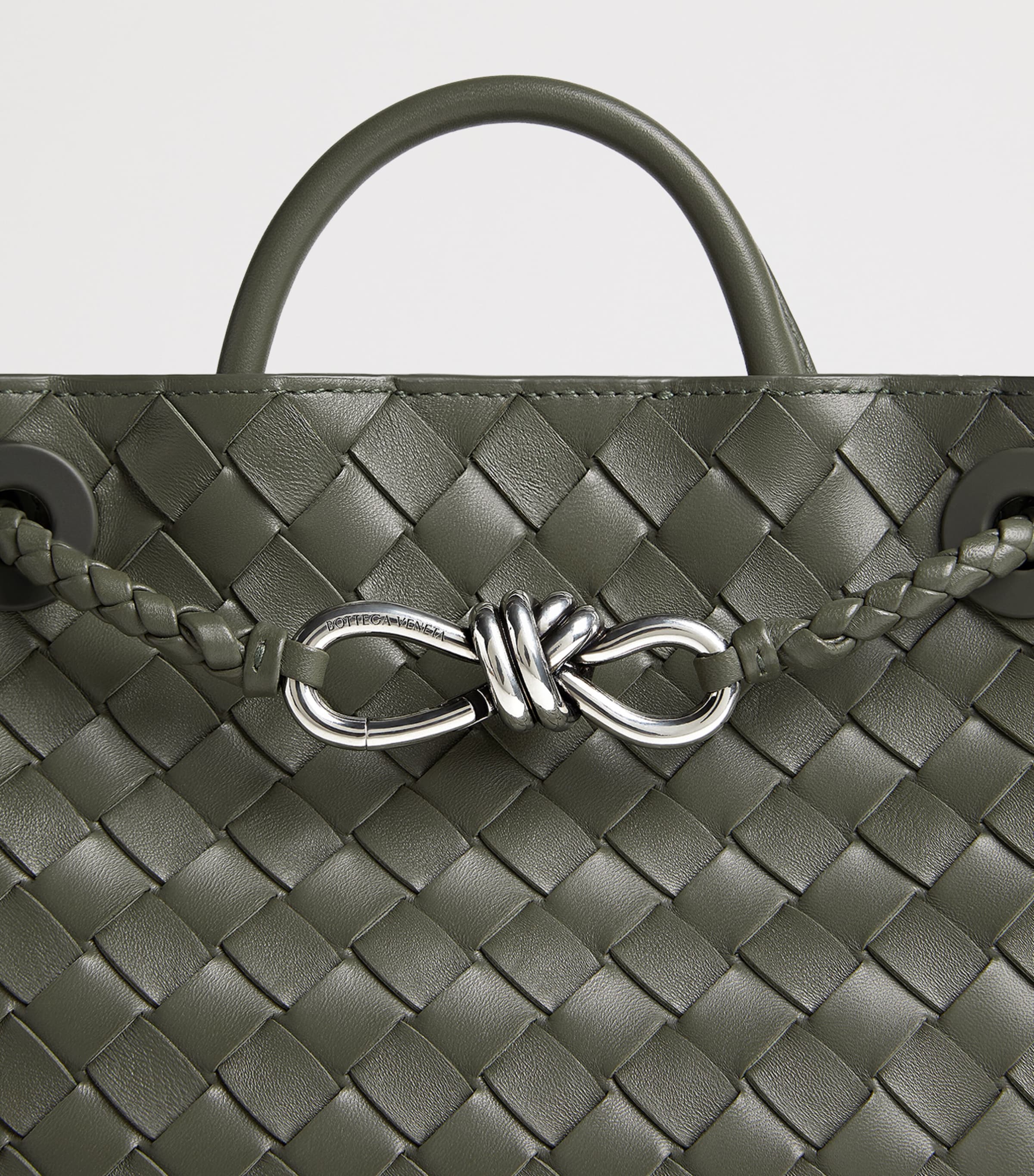 Small Leather Andiamo Top-Handle Bag 3297 Image 8