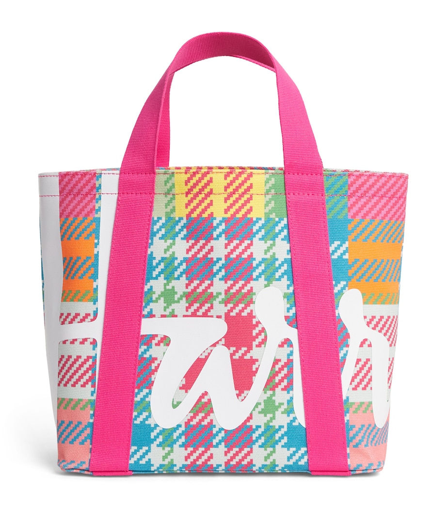 Harrods Mini Madras Check Tote Bag Image 1
