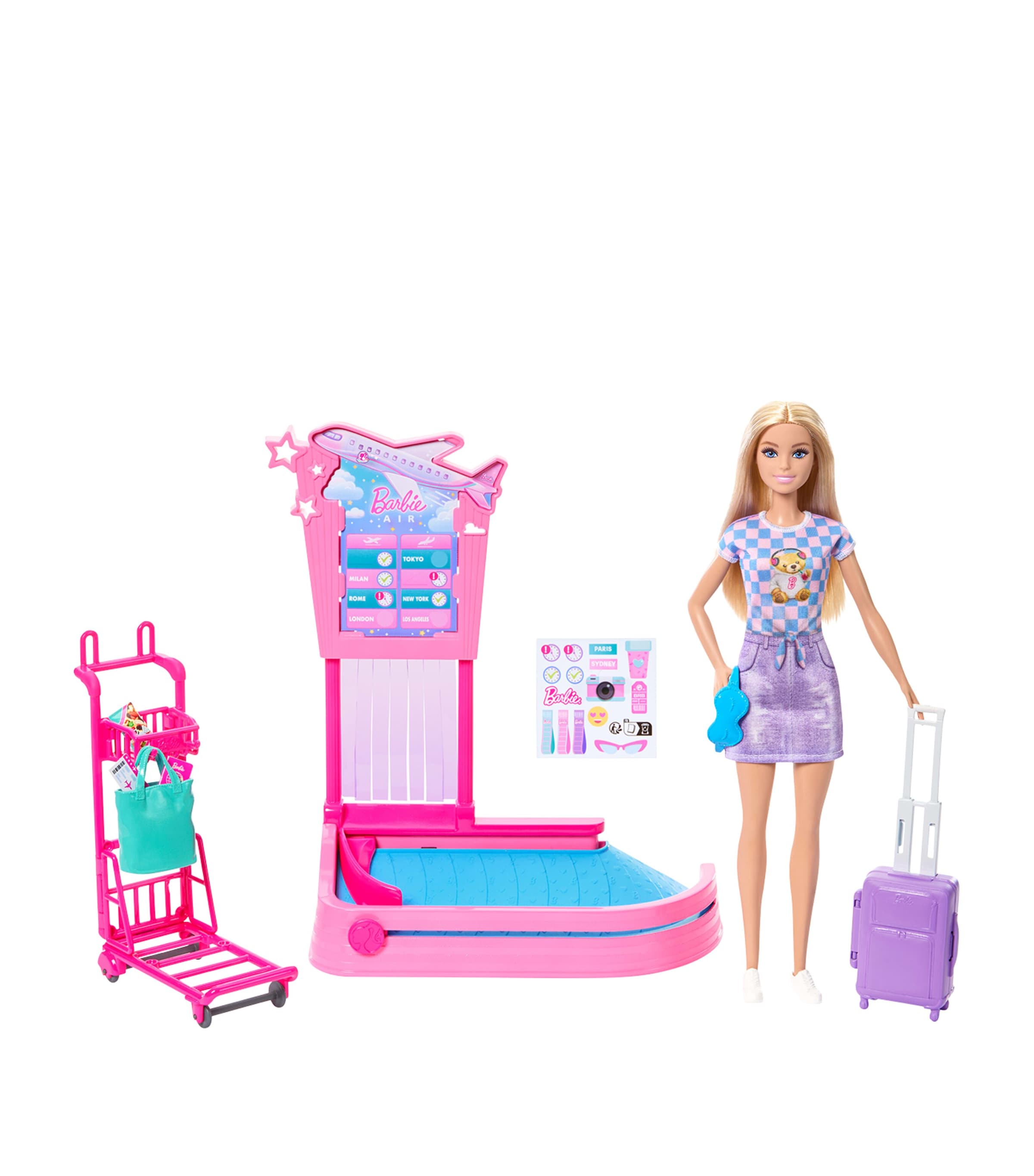 Barbie Barbie Family & Friends Baggage Claim Playset Image 2