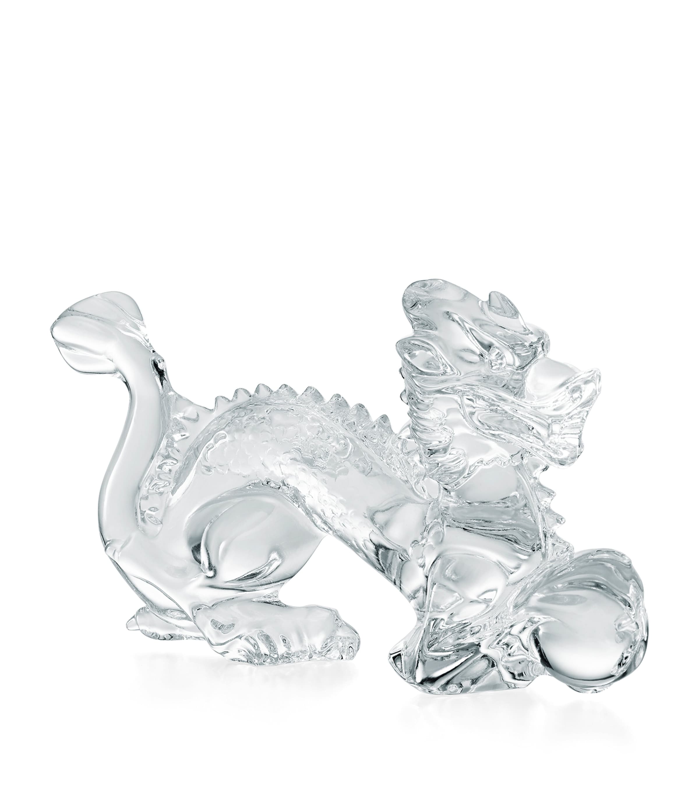 Baccarat Zodiaque Clear Dragon Crystal Figurine In Clear