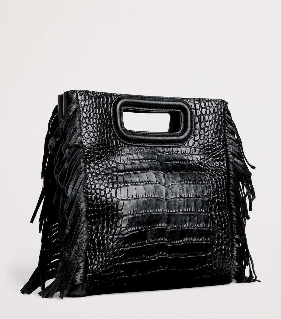 Maje Leather M Cross-Body Bag Black Image 3