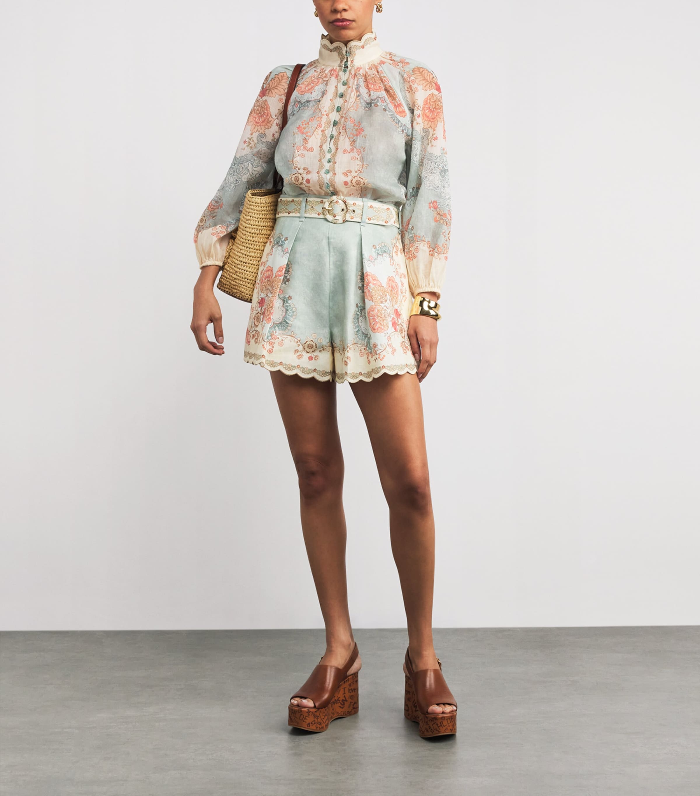 Floral Daylight Blouse WLLPAPR FLRL MNTWPFM Image 2