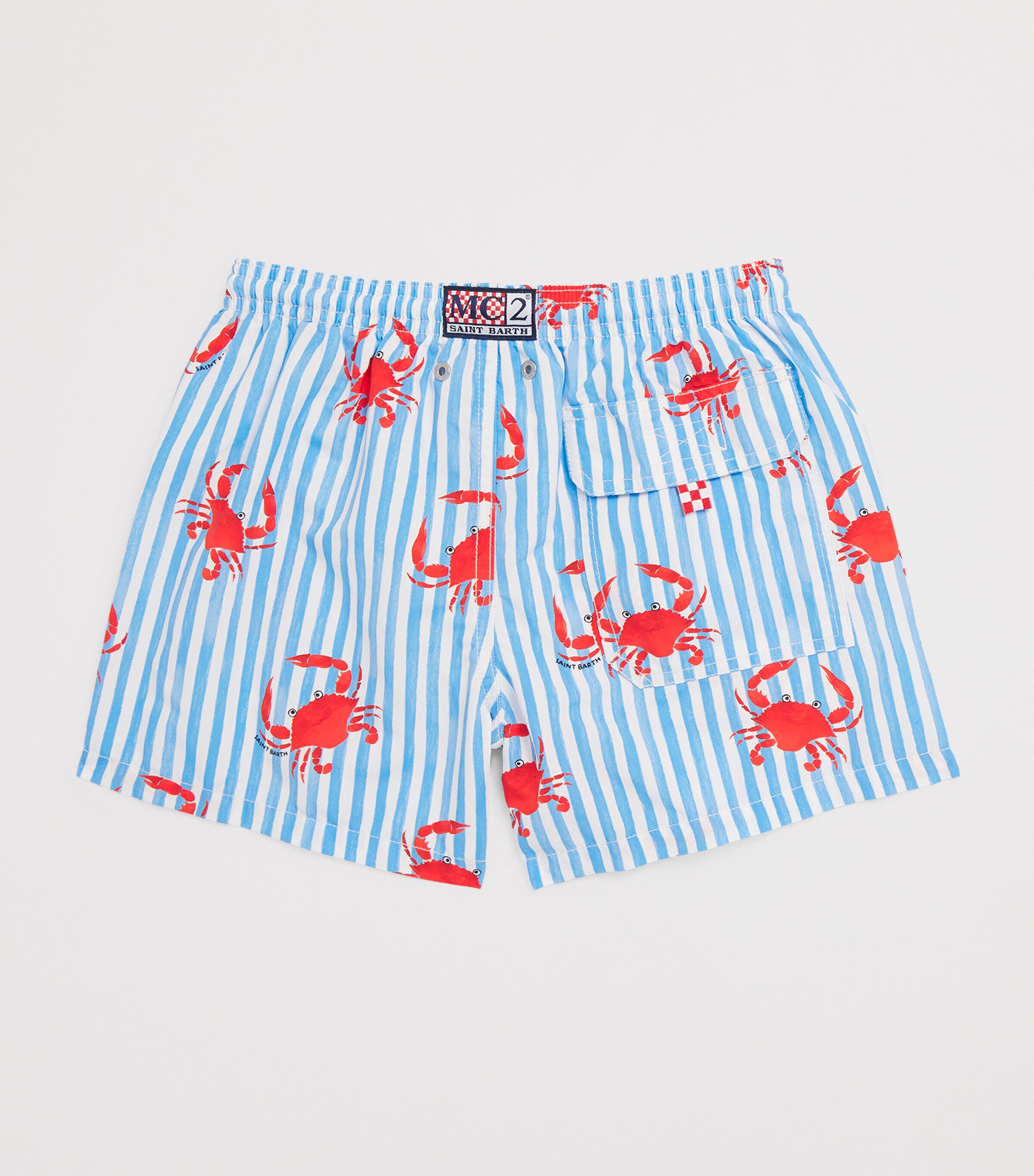 Mc2 Saint Barth Kids Antibacterial Crab Jean Swim Shorts (2-12 Years) Image 2