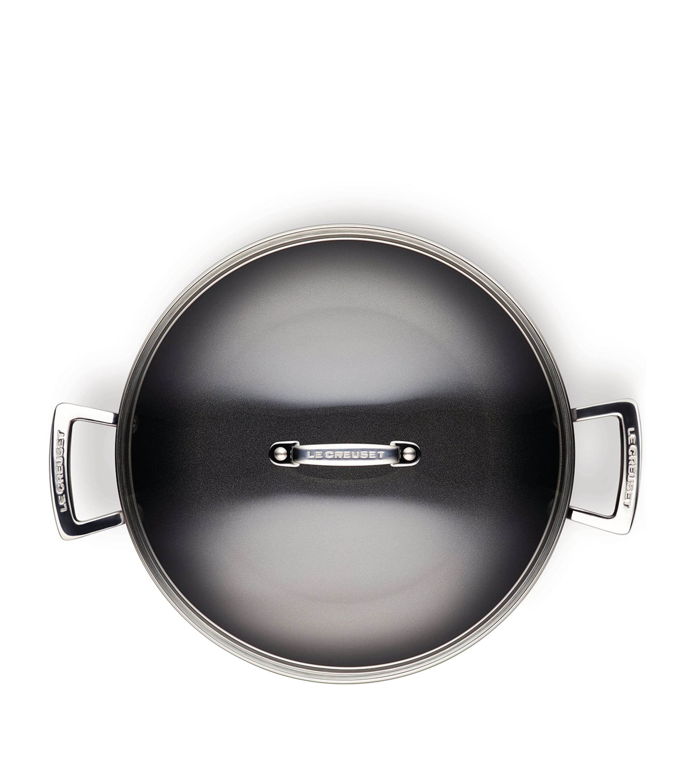 Le Creuset Toughened Non-Stick Shallow Casserole Dish (30cm) Black Image 5