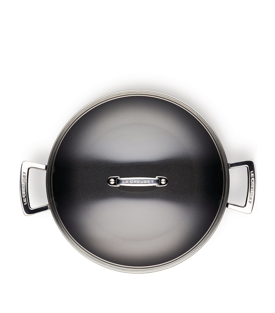 Toughened Non-Stick Shallow Casserole Dish (30cm) BLACK Image 5
