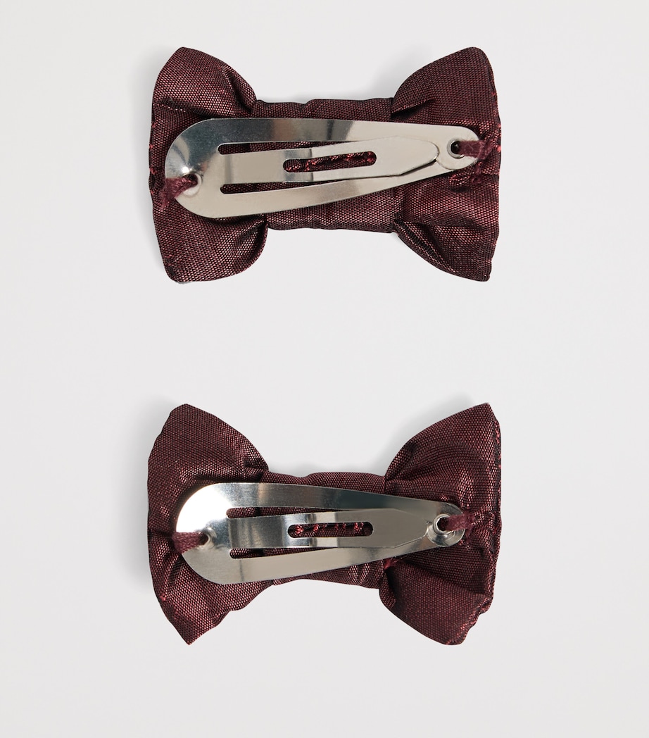 Bow Hair Clips (Set of 2) RUBIS Image 2