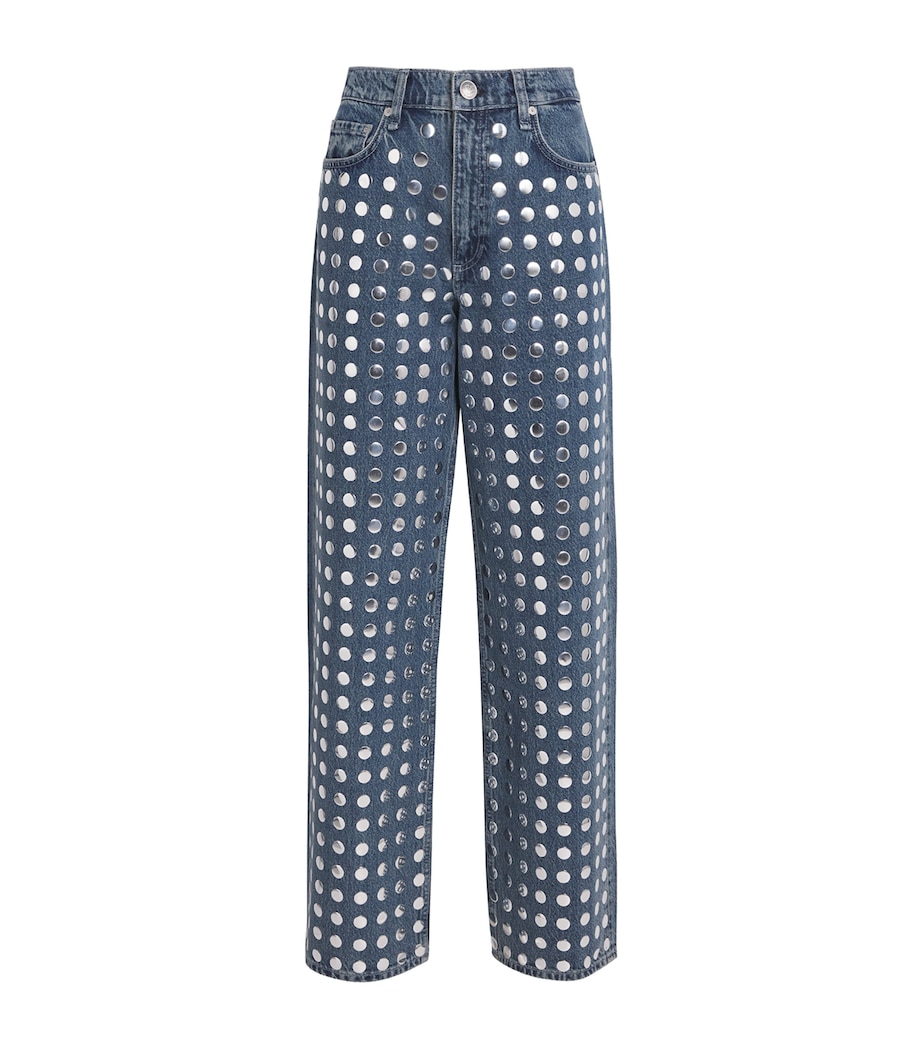 Studded Shea Straight Jeans KNGST Image 1