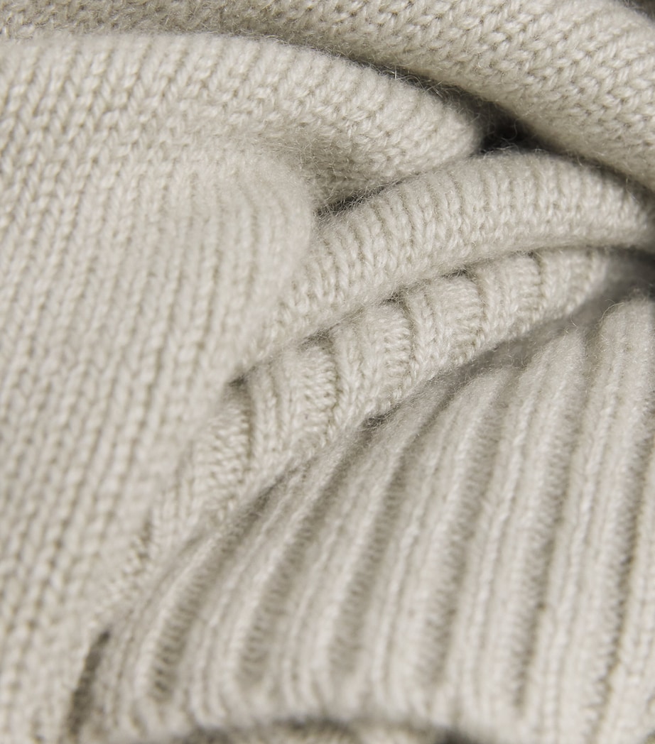 Cashmere A-Line Sweater Dress MASTIC Image 5