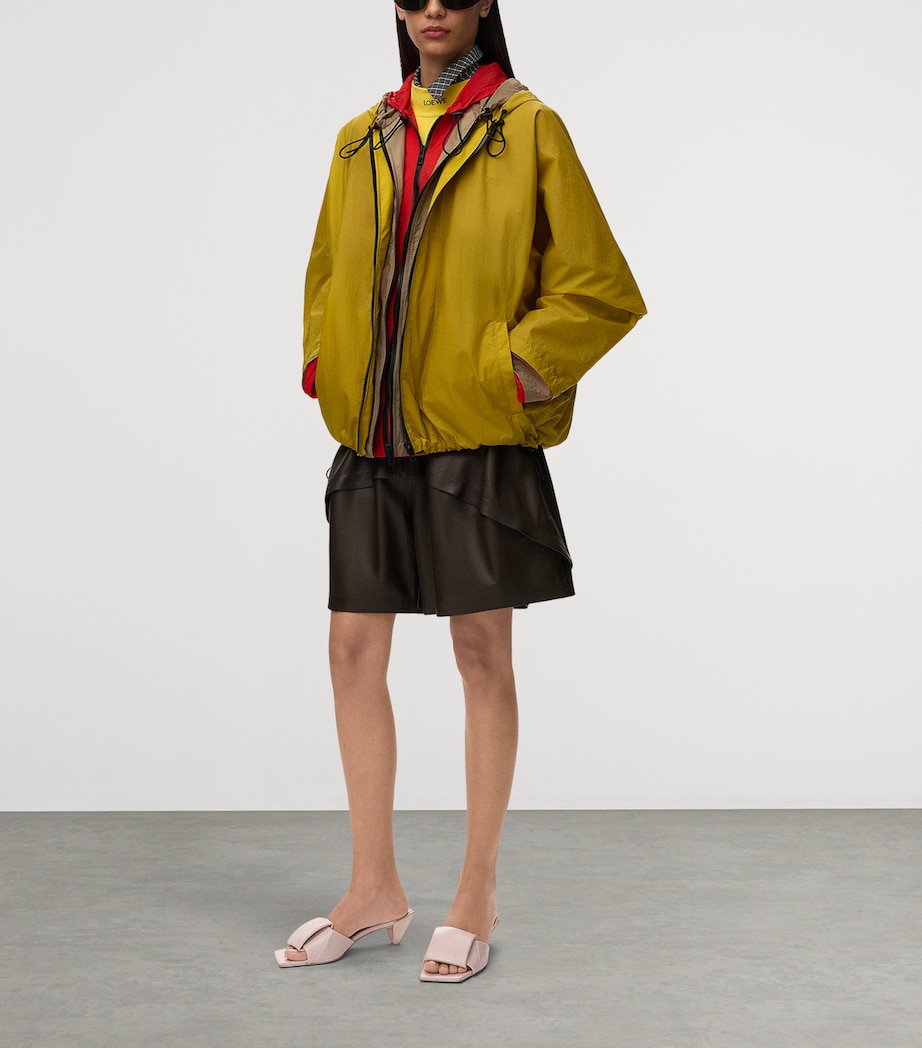 LOEWE Womens Technical Layered Jacket Yellow Image 2