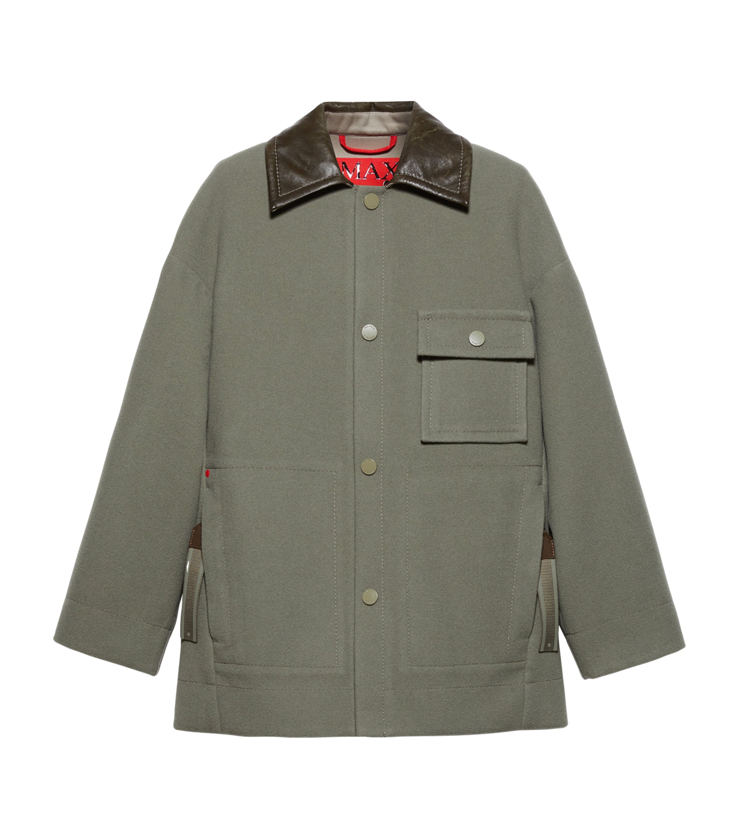 Virgin Wool Coat SAGE Image 1