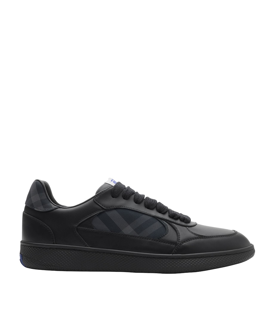 Leather Check Terrace Sneakers BLACK/STORM BLUE CHE Image 1