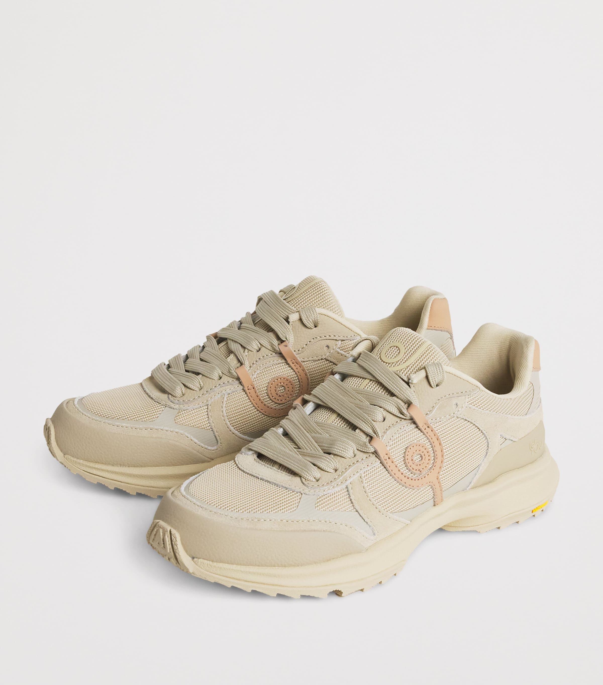 Y.O.U Womens YX 101 Origin Trainers Beige Image 3