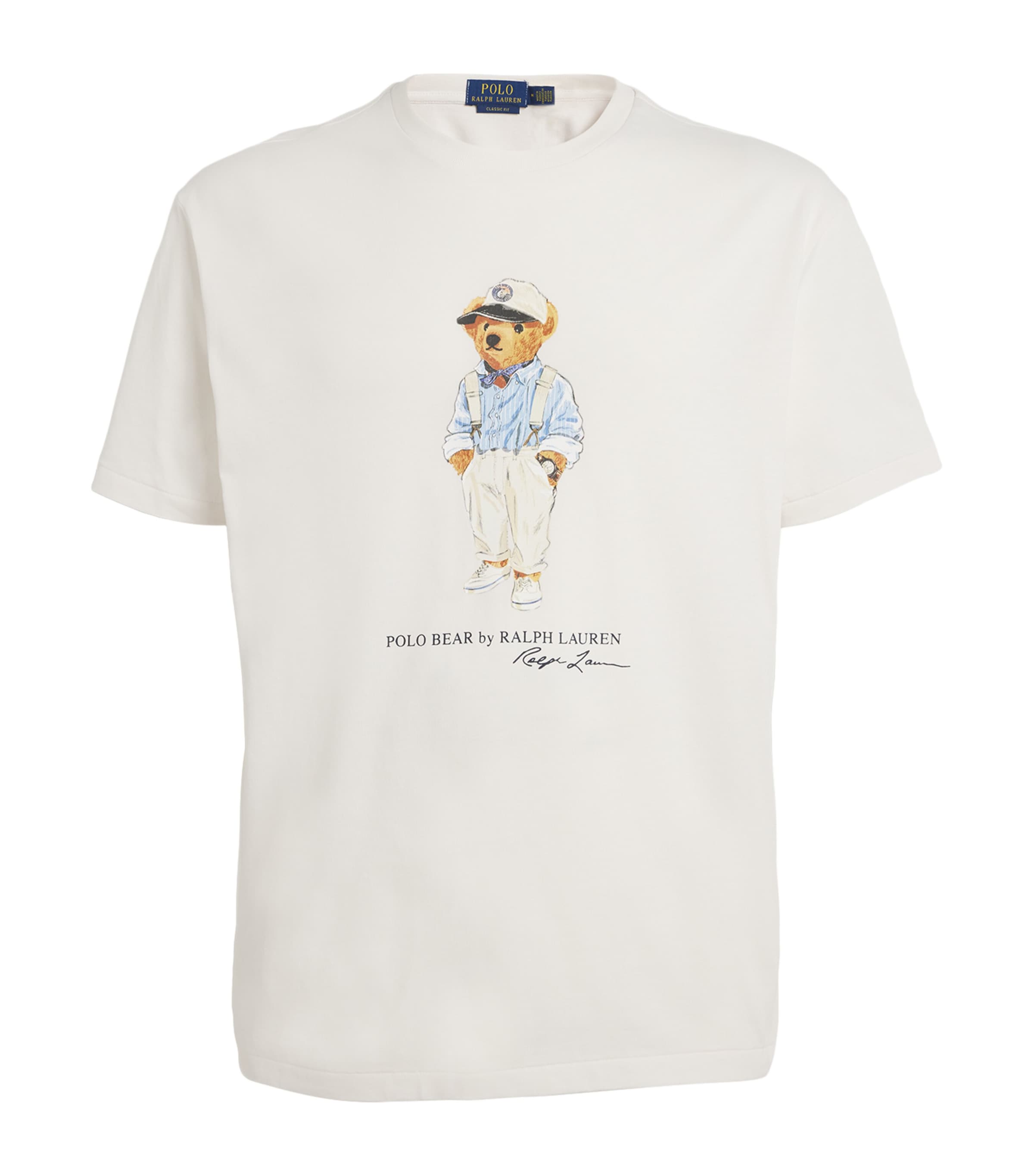 Polo Ralph Lauren Cotton Polo Bear T-shirt In White