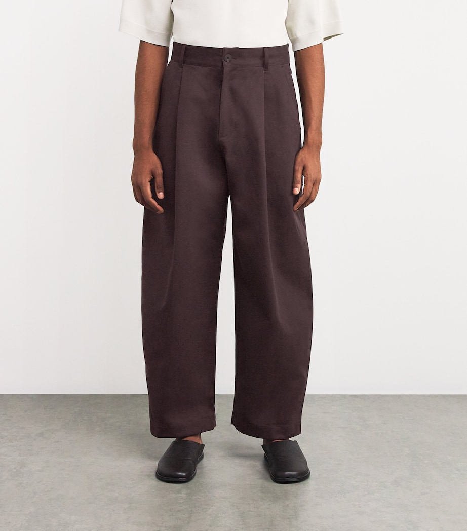 Cotton Carpenter Trousers CONKER Image 3