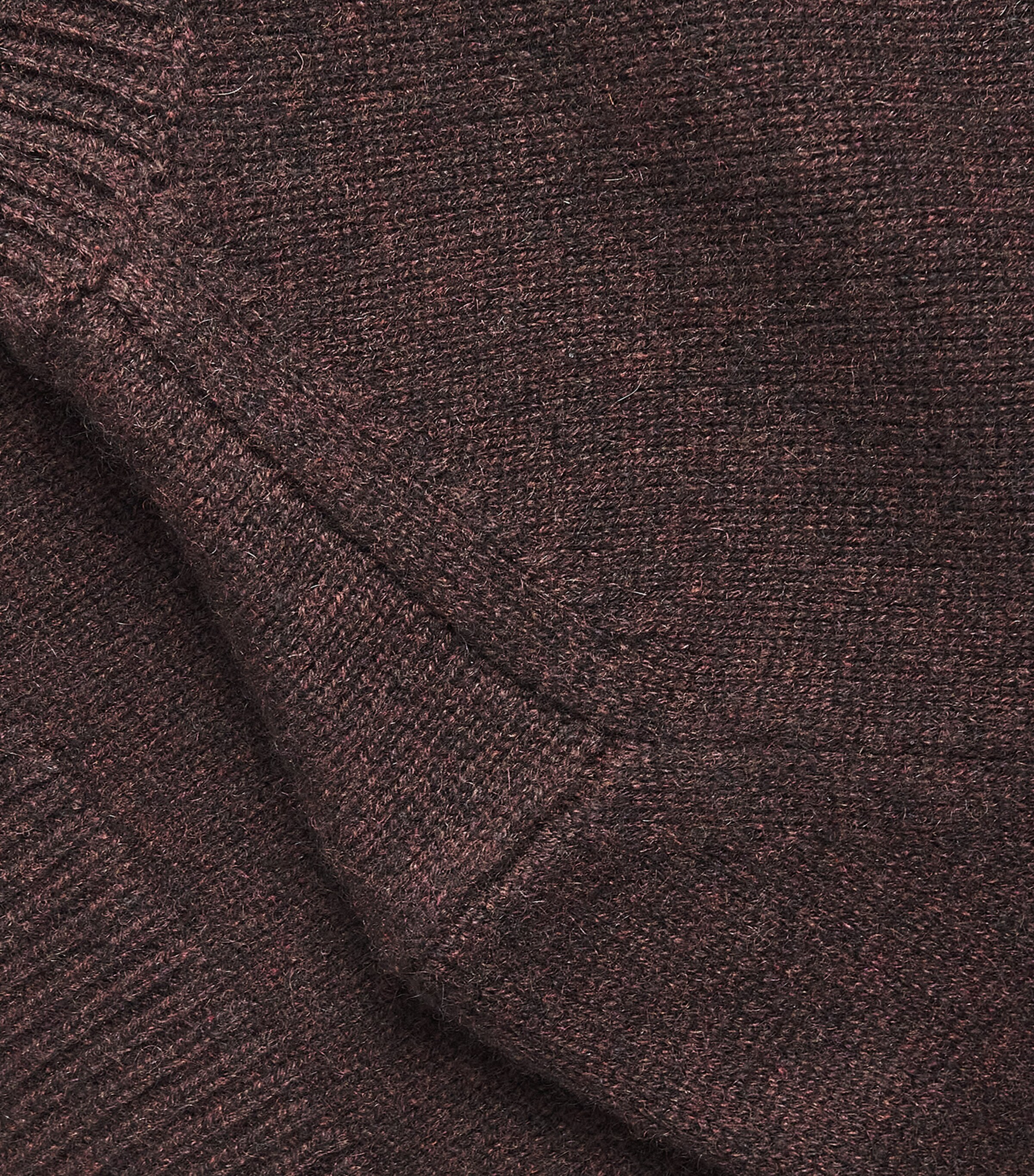ME+EM Womens Cashmere High-Neck Sweater Warm Chocolate Image 5