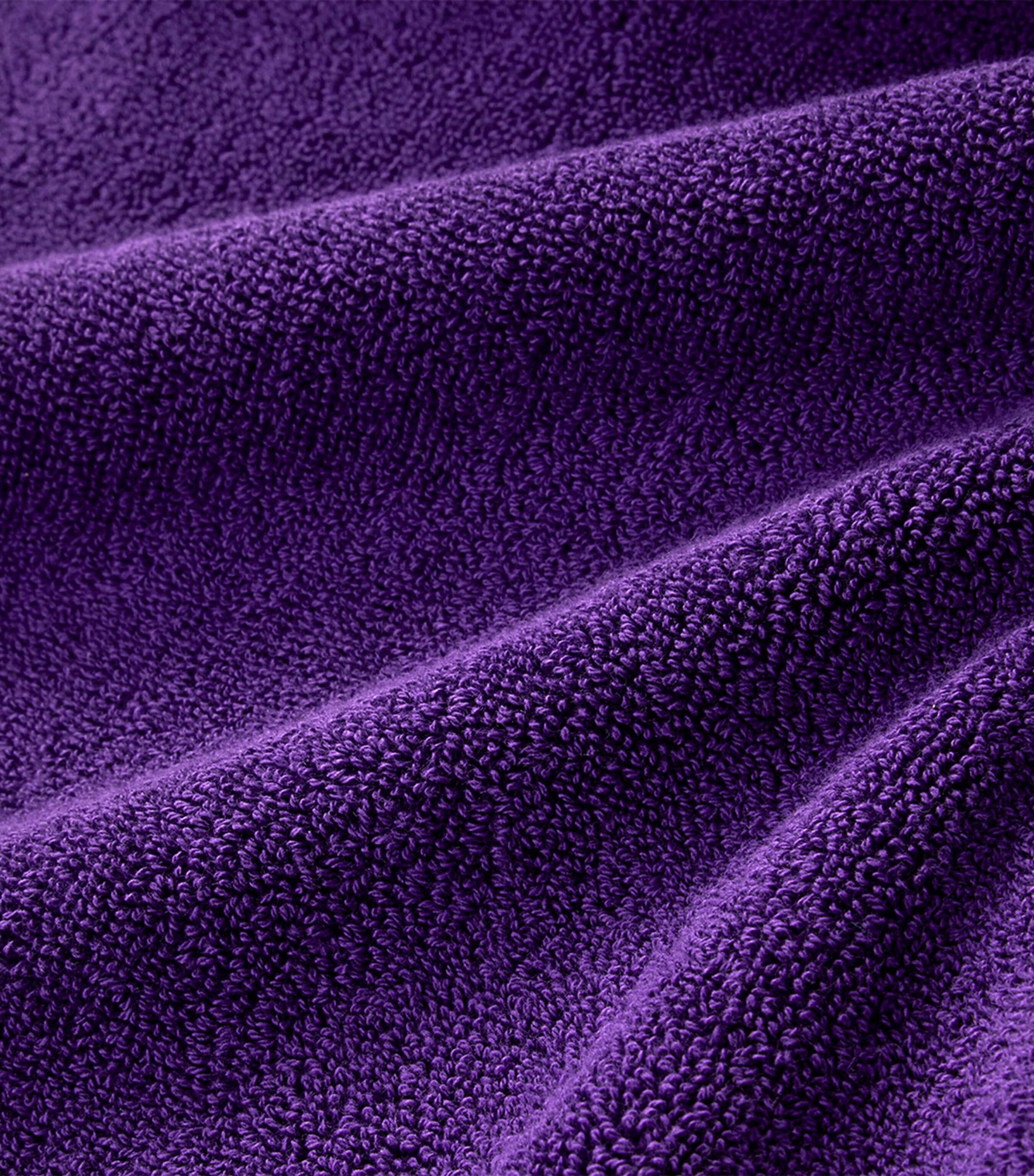 Polo Player Hand Towel (50cm x 100cm) CHALET PURPLE Image 2