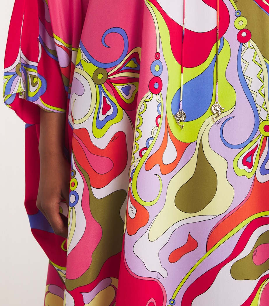 Silk Orchidee Kaftan 048 MULTICOLOR Image 6