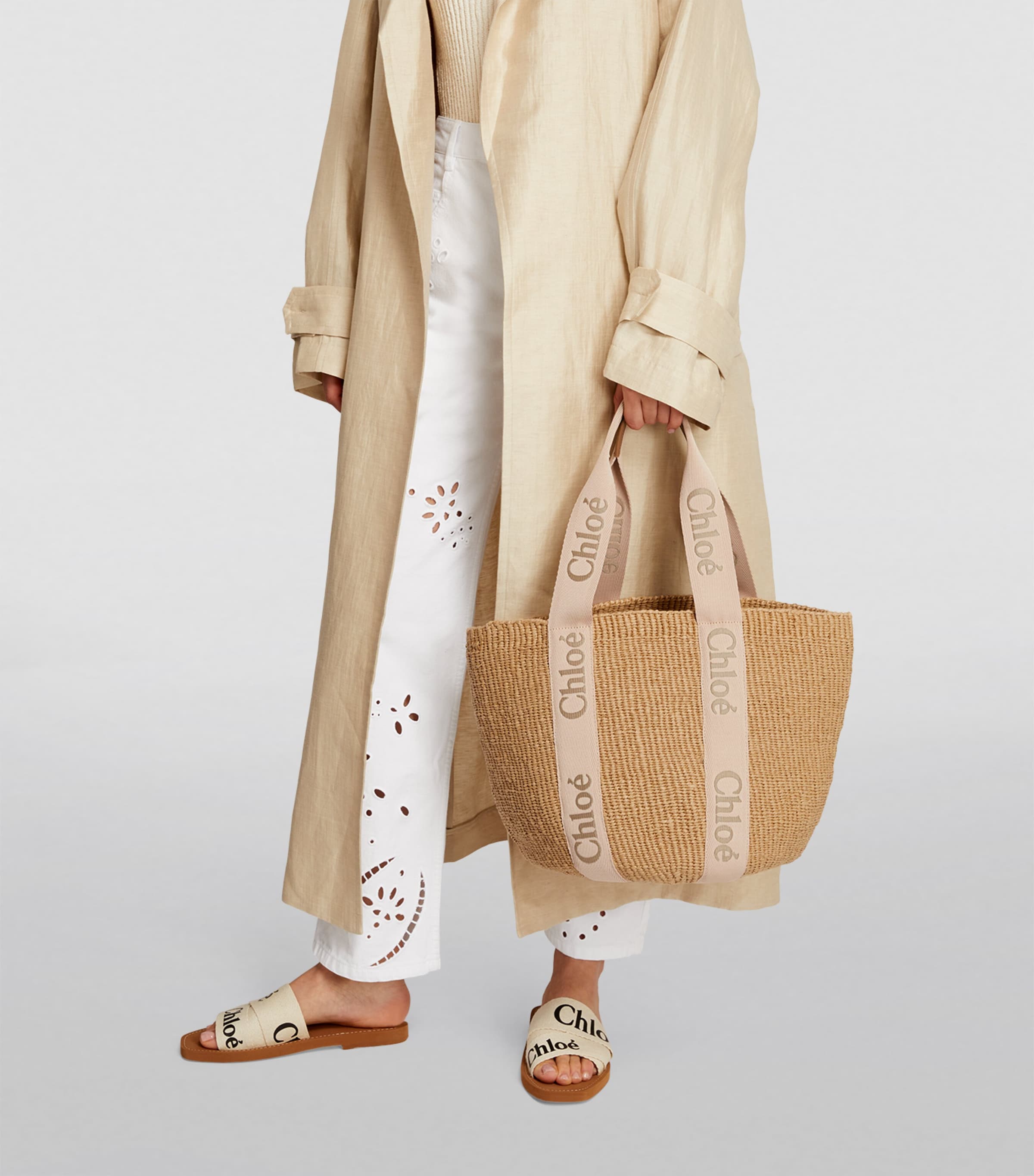 Chloé Large Woody Basket Bag | Harrods US