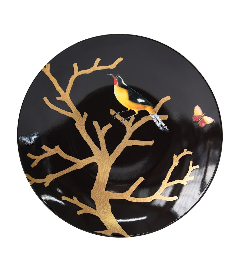 Set of 4 Aux Oiseaux Dessert Plates ( 21cm) MULTICOLORE Image 3