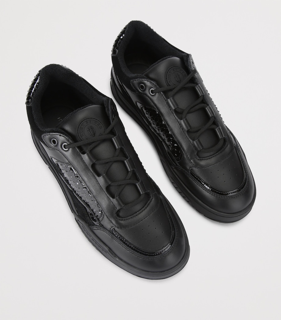 Leather Kingsland Sneakers BLACK Image 4