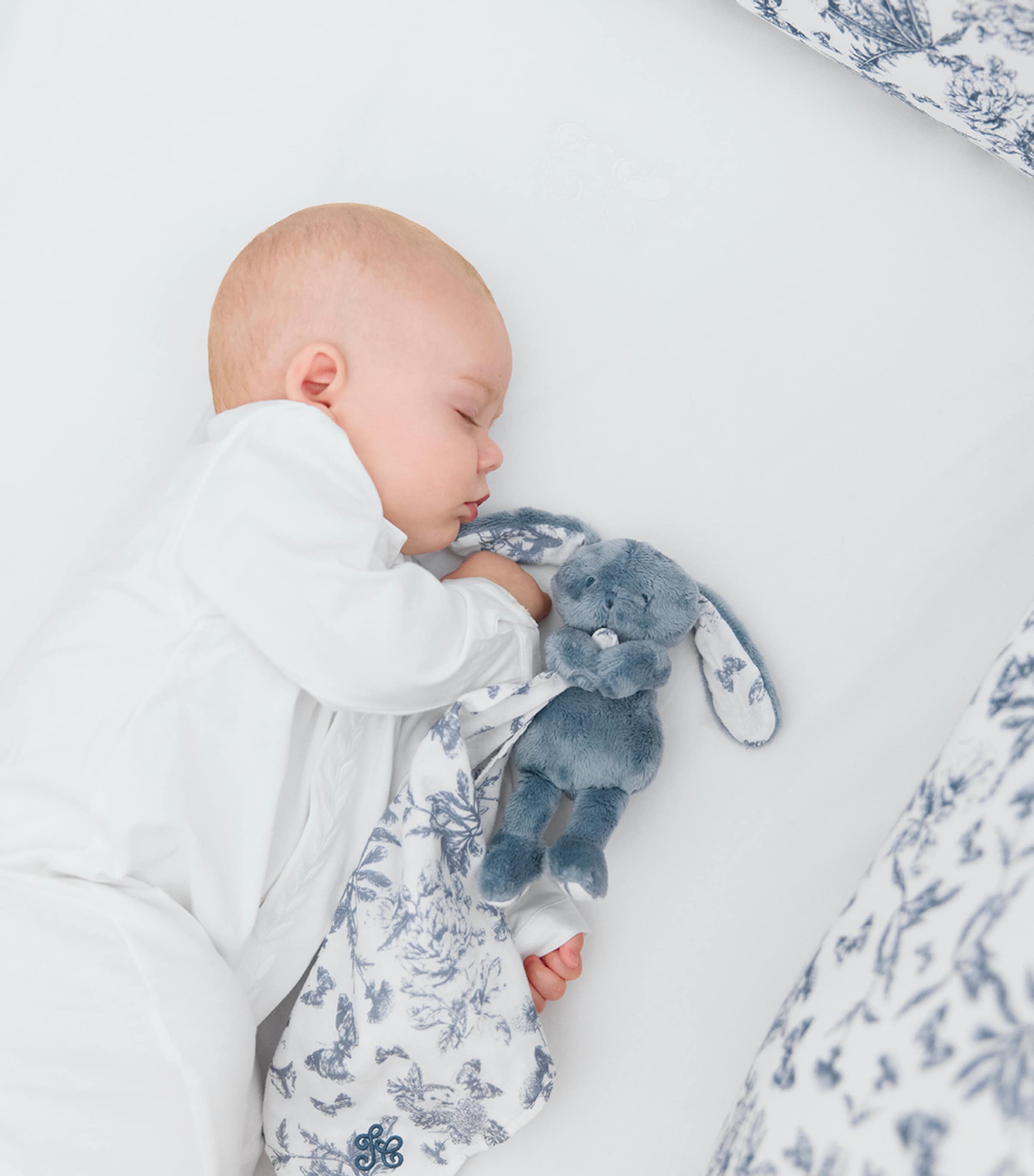 Augustin the Rabbit Comforter 42BLEU GRISE Image 5