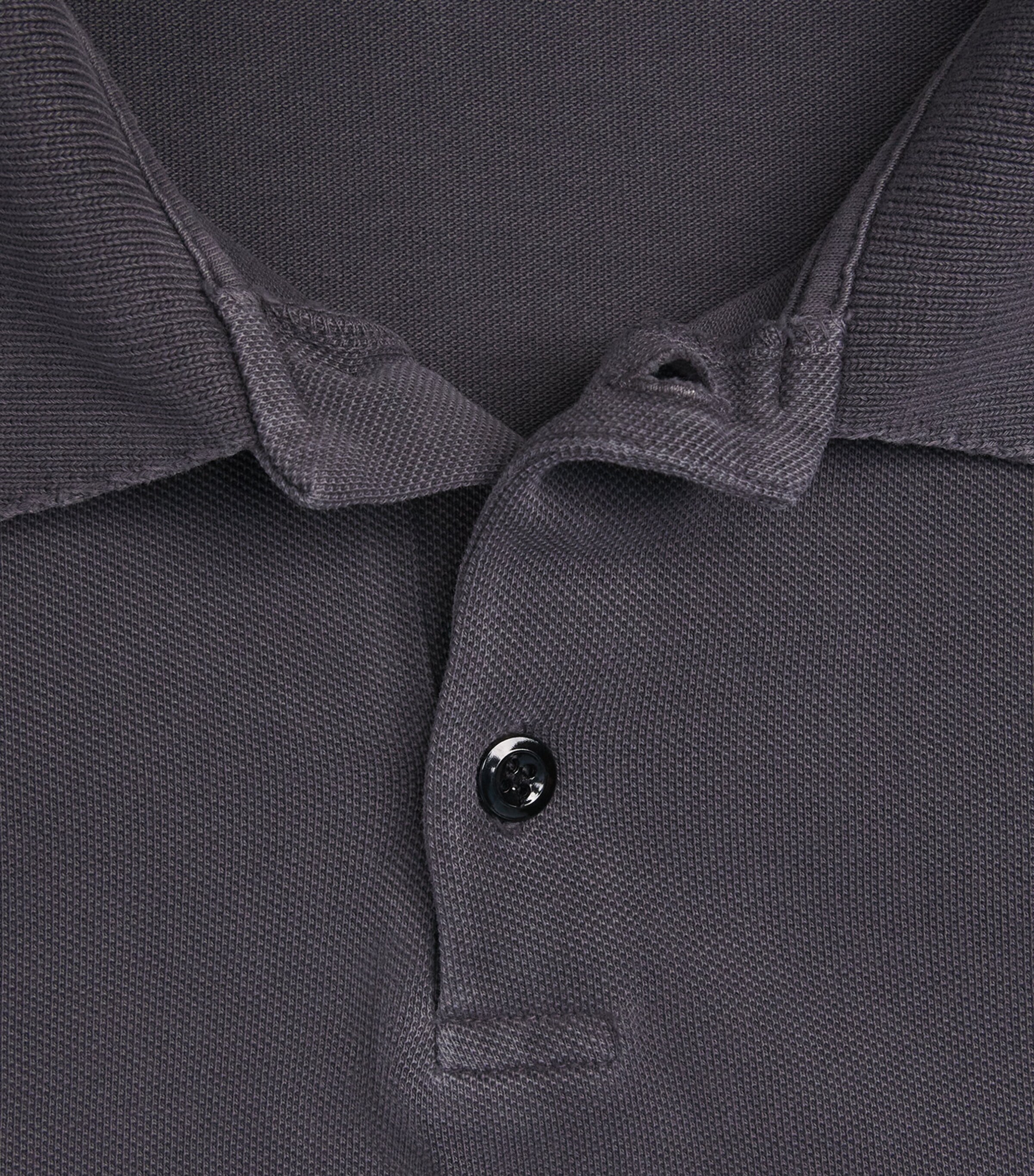 AGOLDE Mens Cotton Polo Shirt Cnctn Prple Grey Image 6
