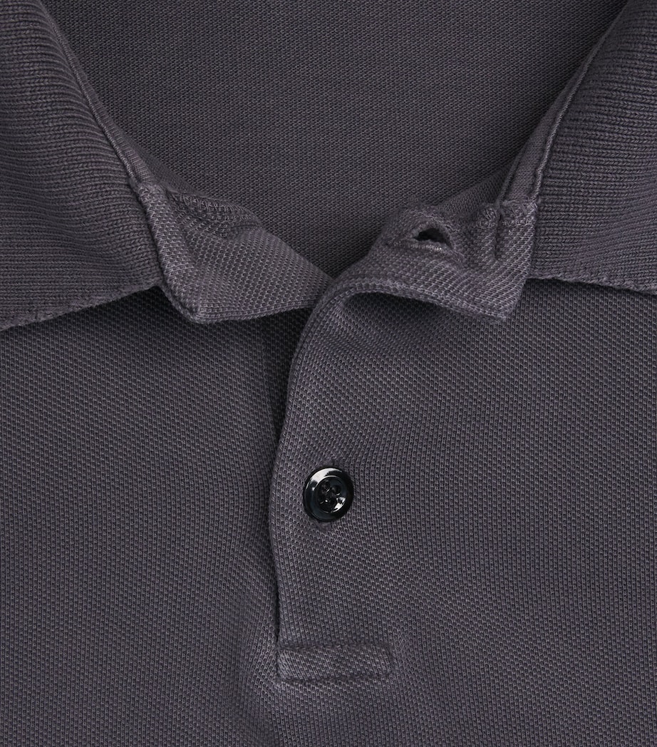 AGOLDE Mens Cotton Polo Shirt Cnctn Prple Grey Image 6