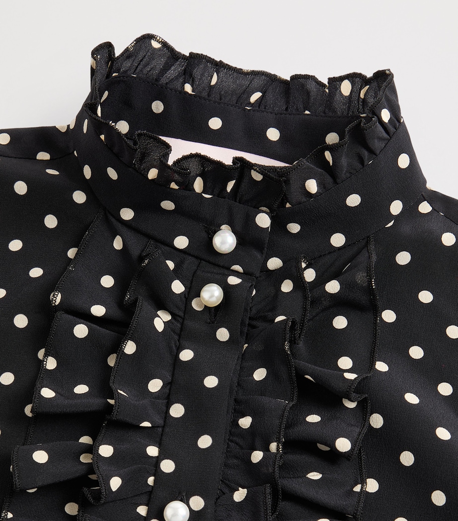 Silk Polka-Dot Blouse TB1 Image 8