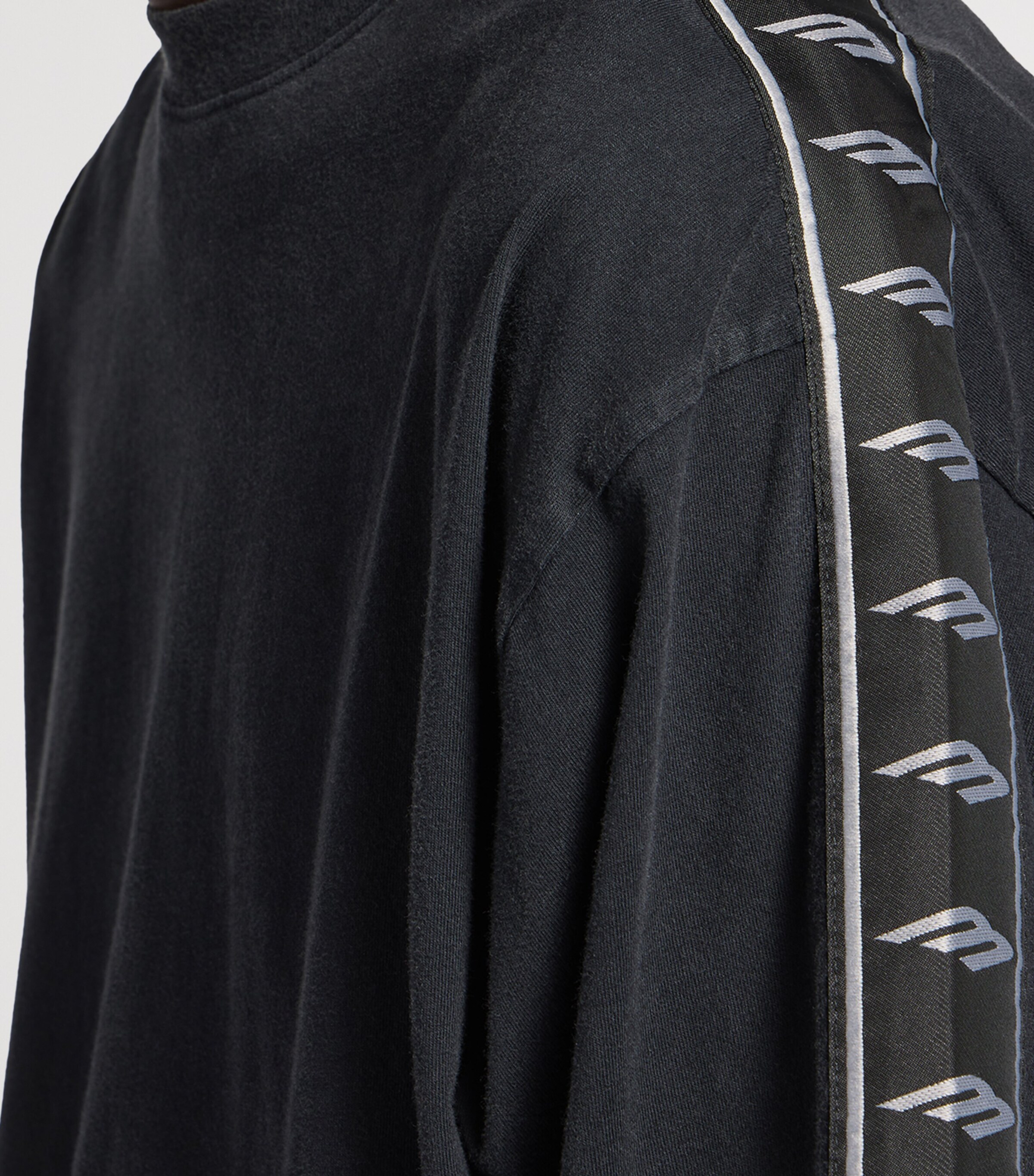 Cotton Logo Strip T-Shirt 1041 Image 6