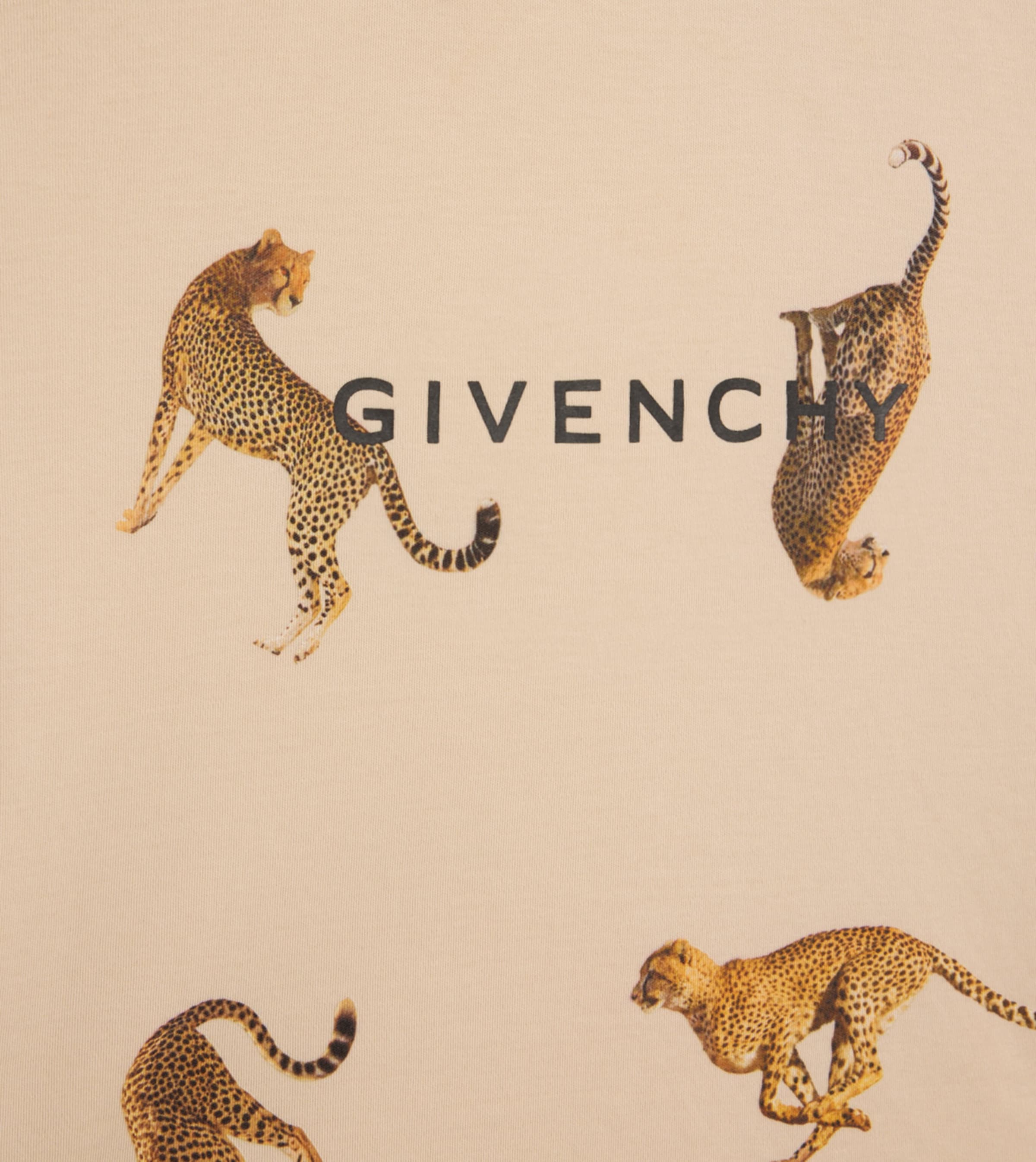 Cotton Cheetah T-Shirt  (4-12+ Years) CREAM Image 2