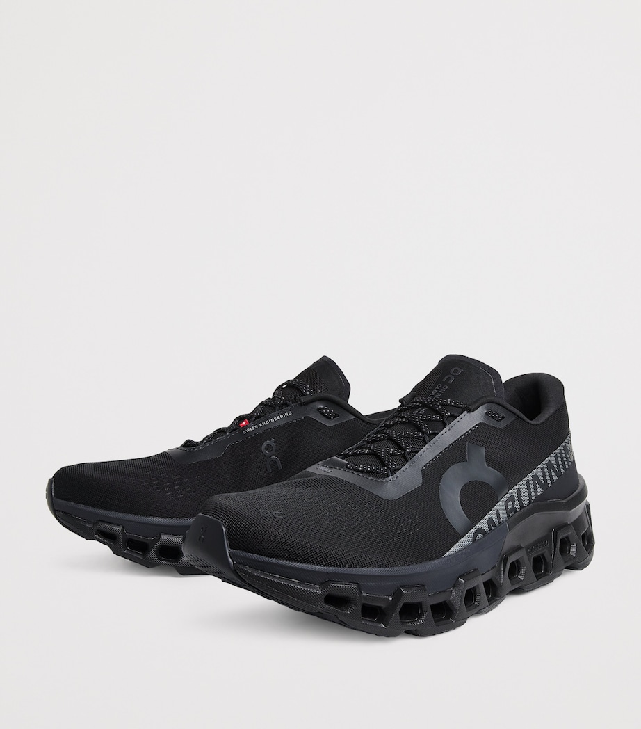 On Mens Cloudmonster 2 Trainers Black | Black Image 3