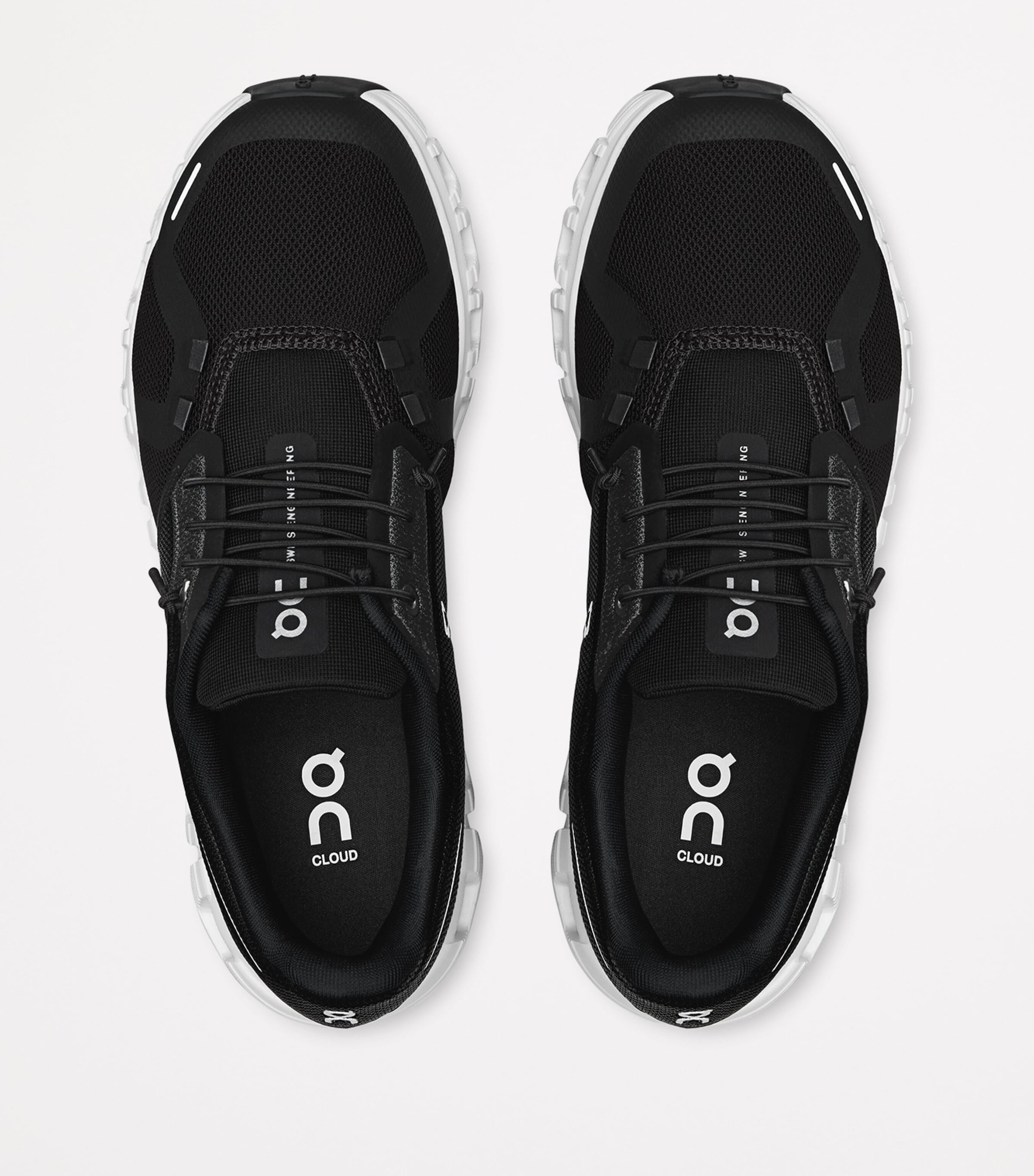 Cloud 6 Trainers BLACK/WHITE Image 3