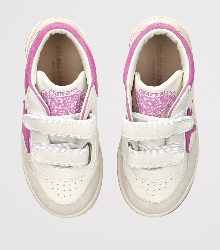 Golden Goose Leather June Sneakers Pink Image 4