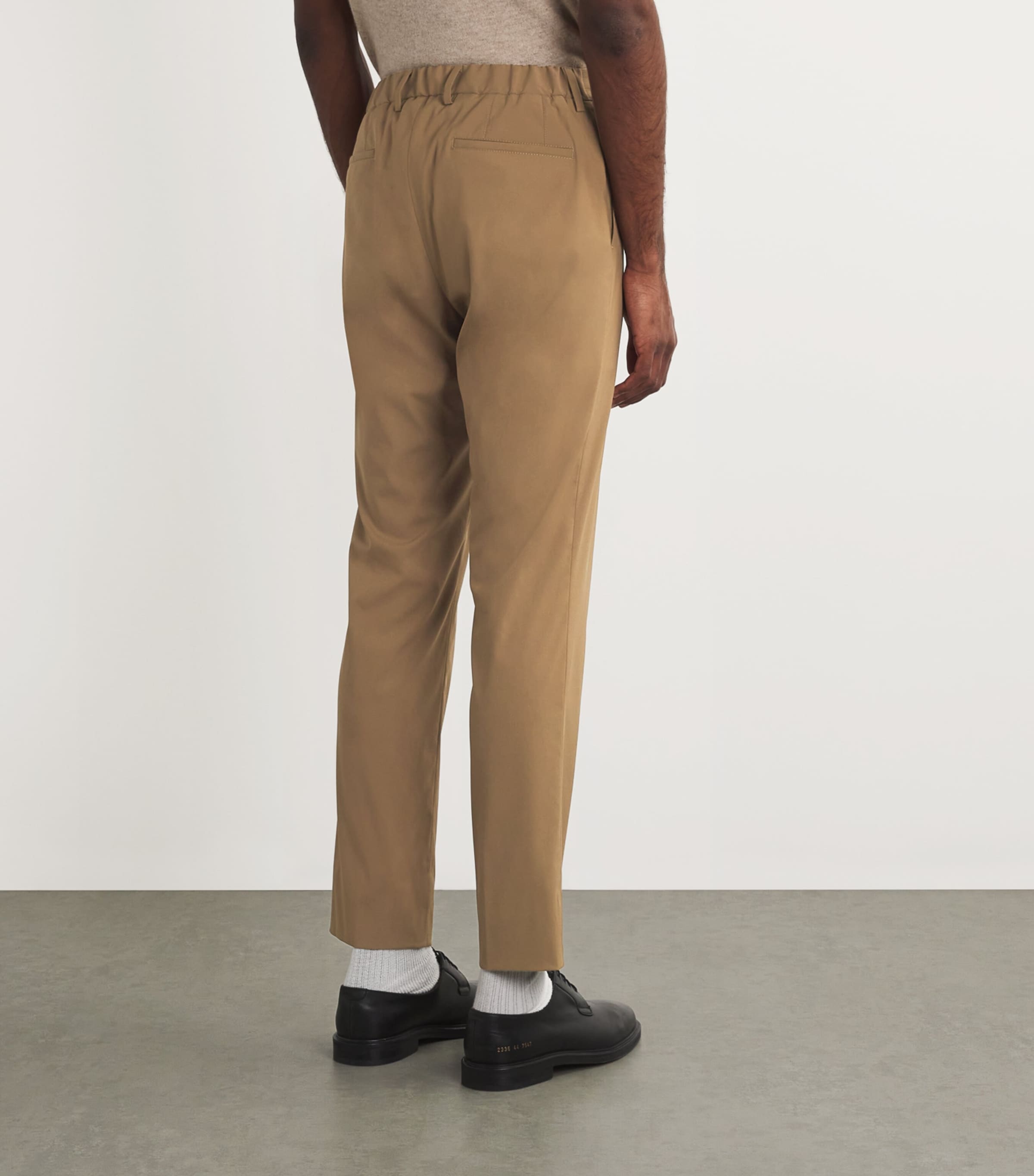 Technical Slim Tailored Trousers 035 NATURAL / BEIGE Image 4