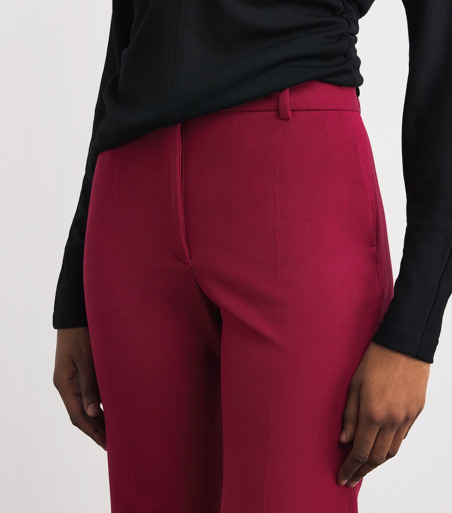 Gabardine Stretch Tafira Trousers RUBY Image 6