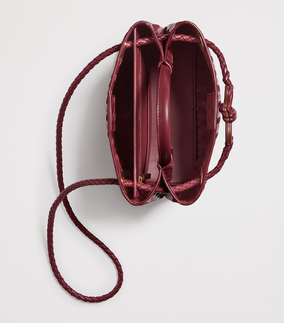 Bottega Veneta Womens Small Leather Andiamo Top-Handle Bag Image 3