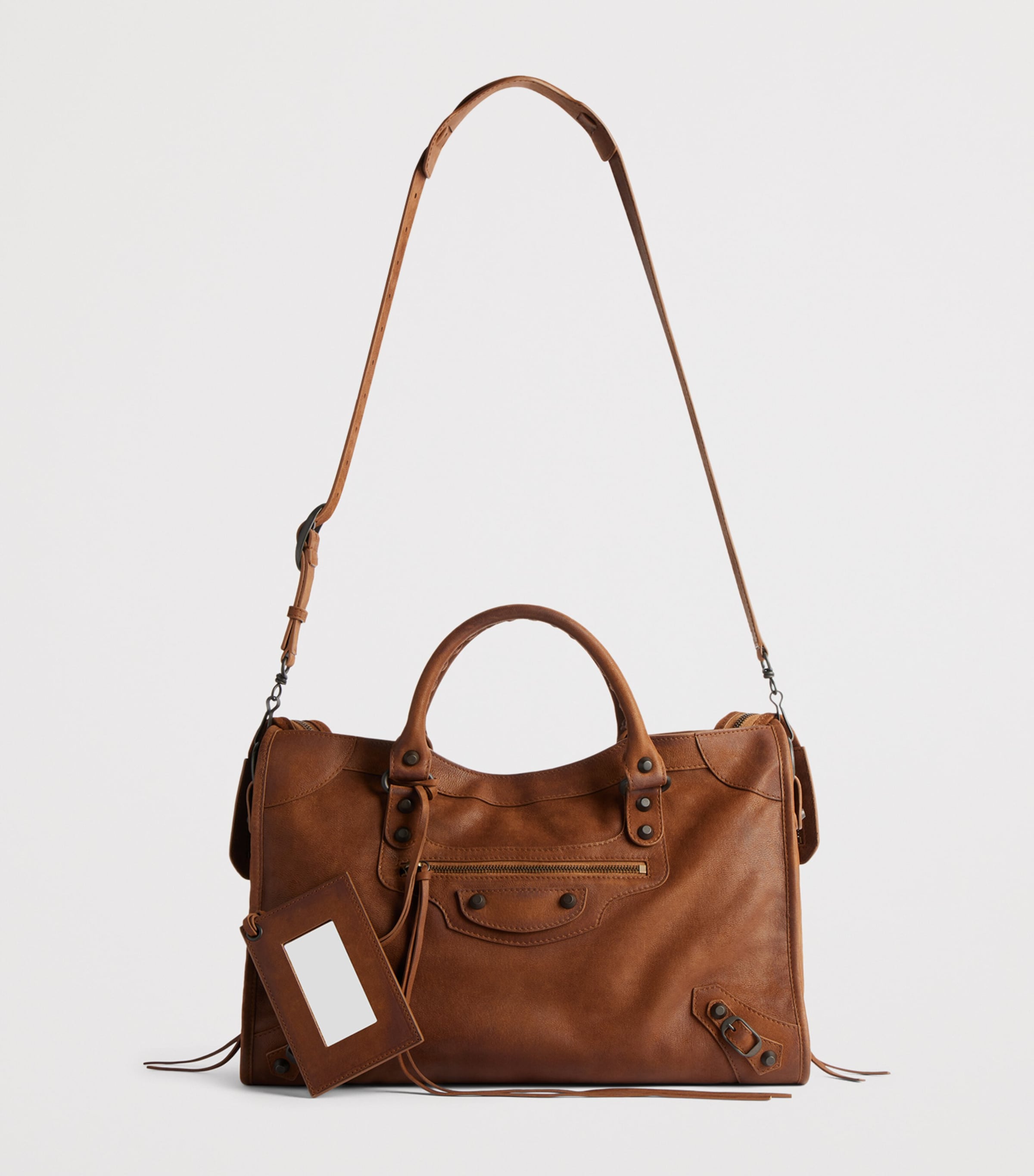 Balenciaga Medium Goatskin Le City Top-Handle Bag Image 2