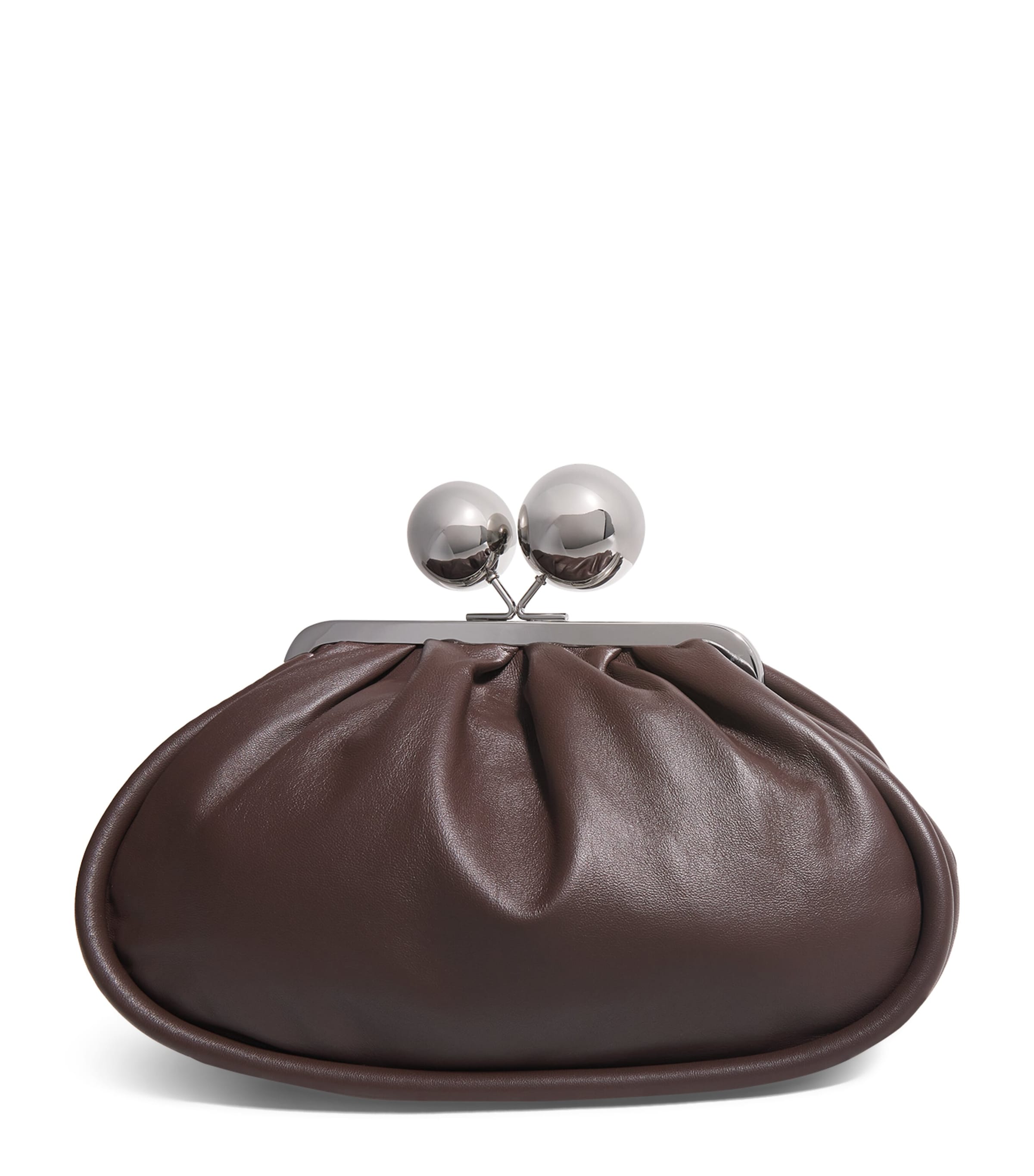 Weekend Max Mara Medium Leather Pasticcino Clutch Bag | Women Bags | Clutch Bags | Crossbody Bags | Designers | Weekend Max Mara