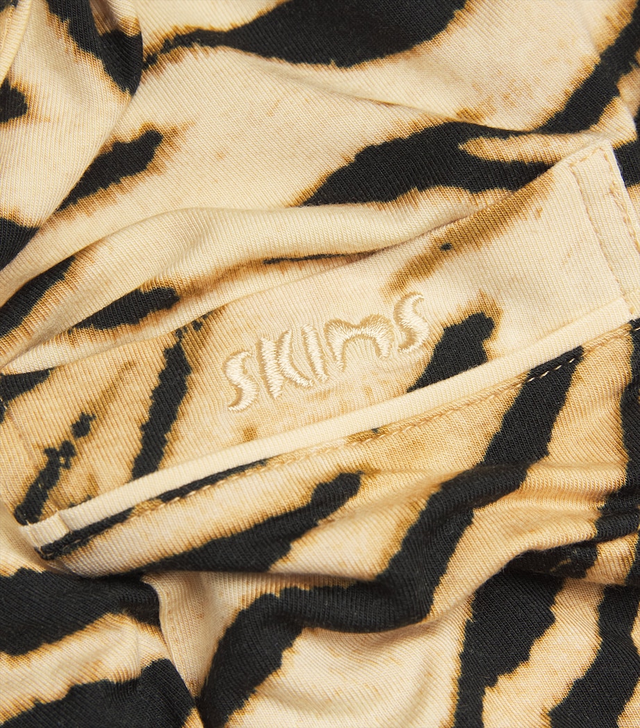 Stretch-Modal Tiger Pyjamas BRONZE TIGER PRINT Image 5