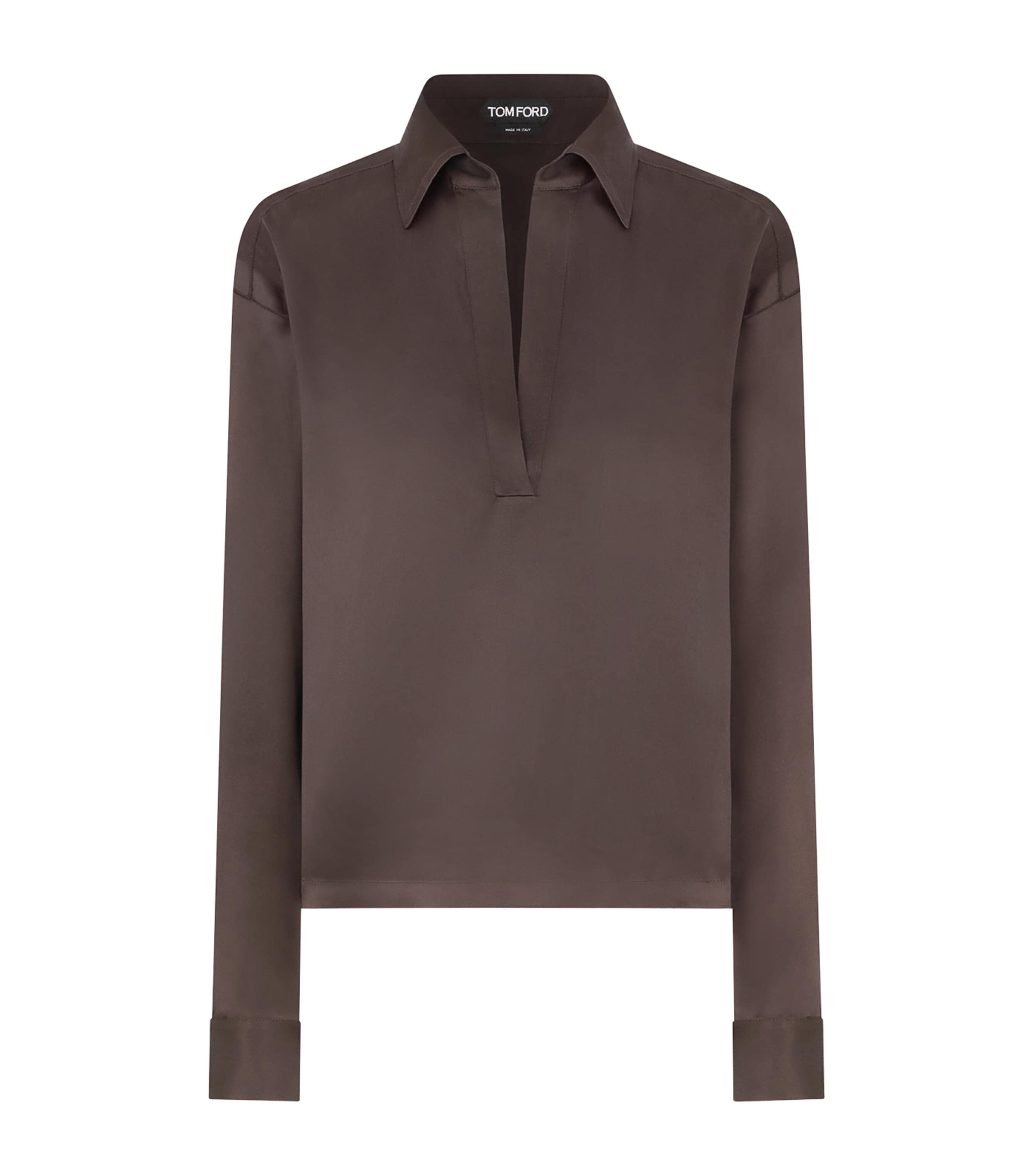 TOM FORD Womens Silk Pyjama Shirt Edb Image 1